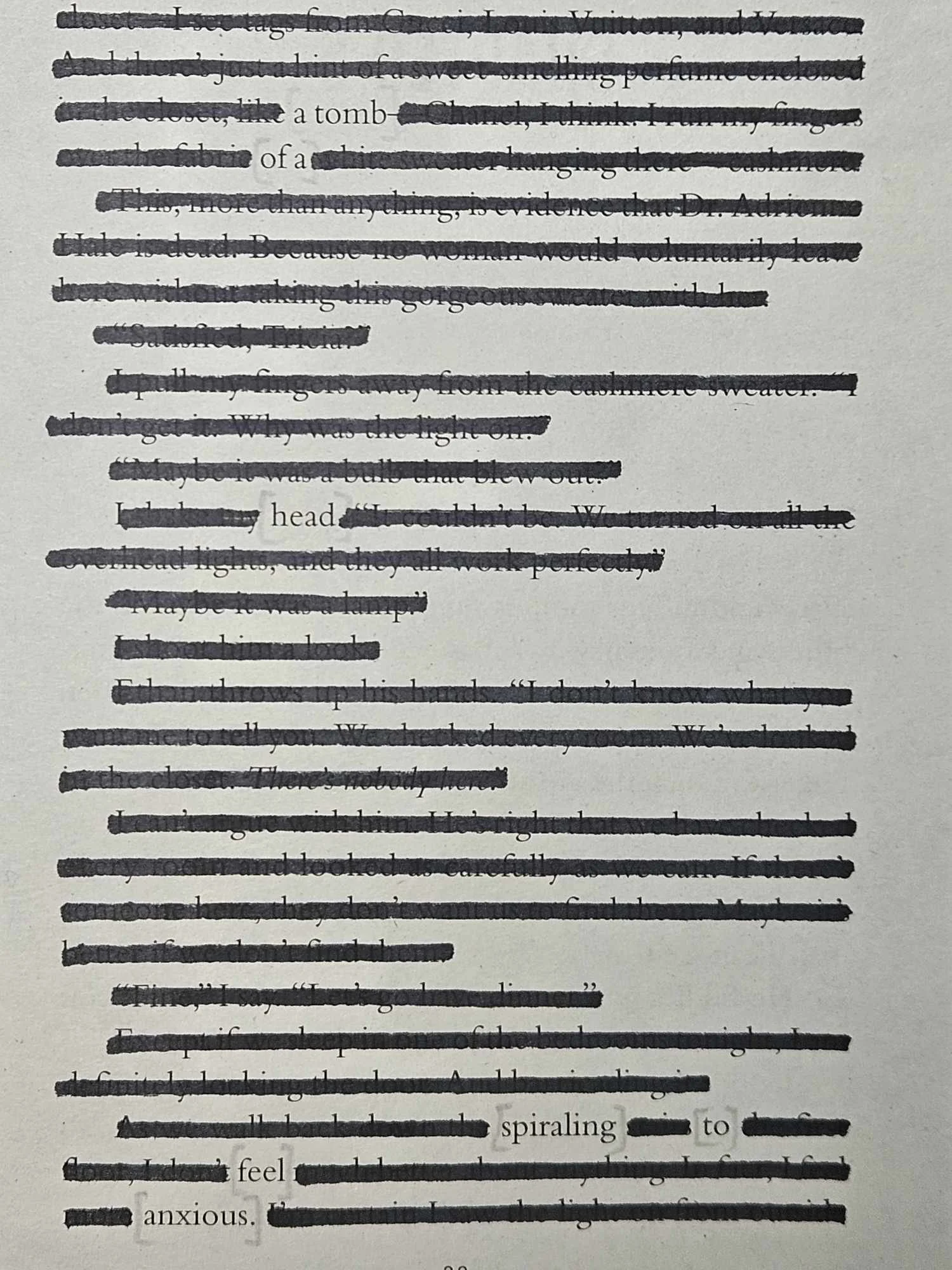  Blackout Poetry in Cornwall, UK 