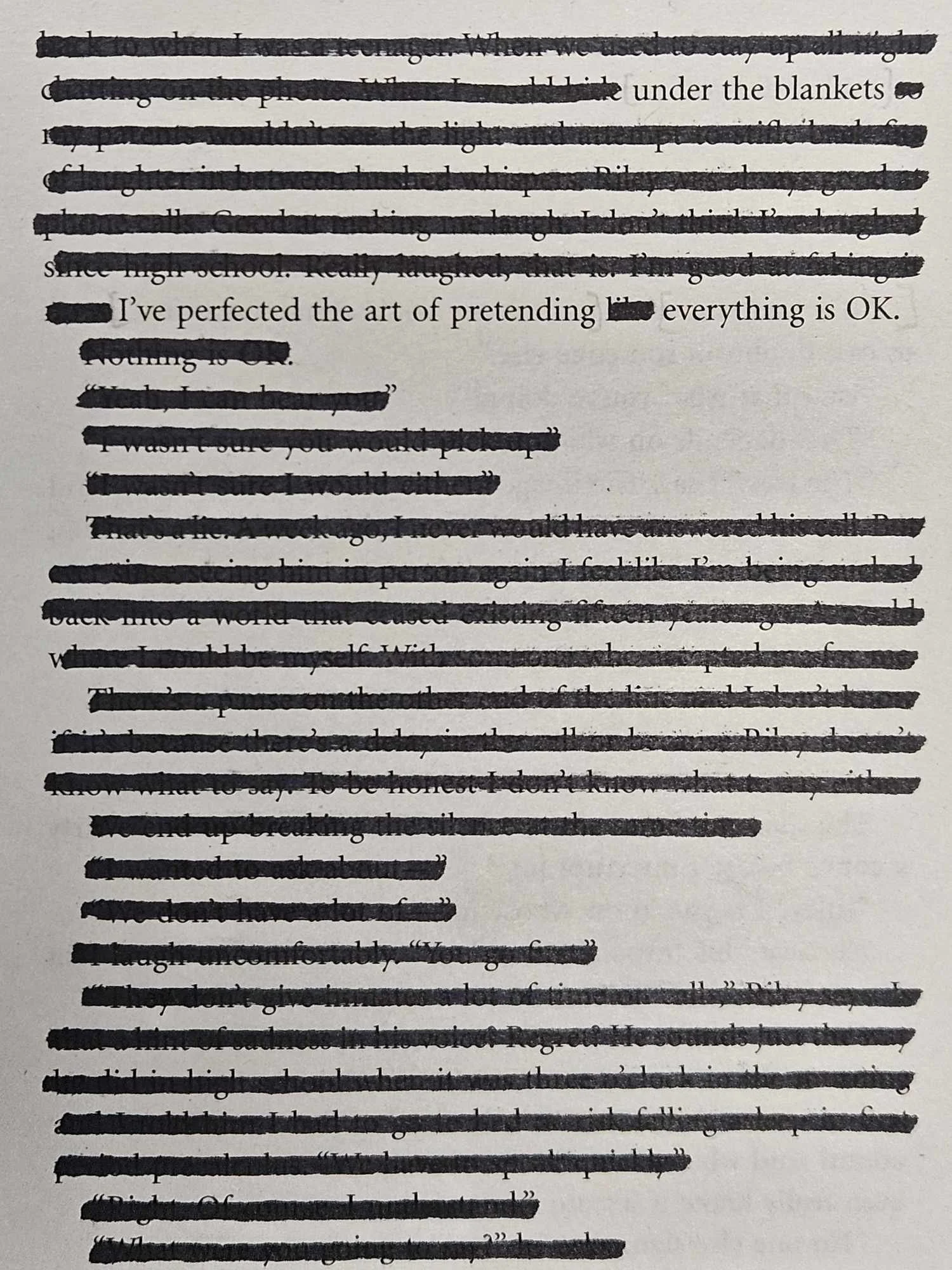  Blackout Poetry in Cornwall, UK 