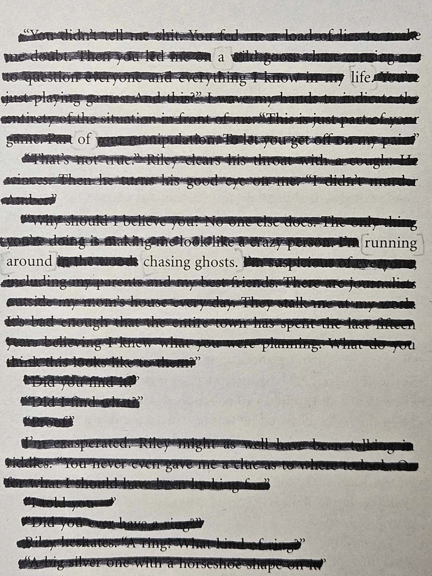 Blackout Poetry in Cornwall, UK
