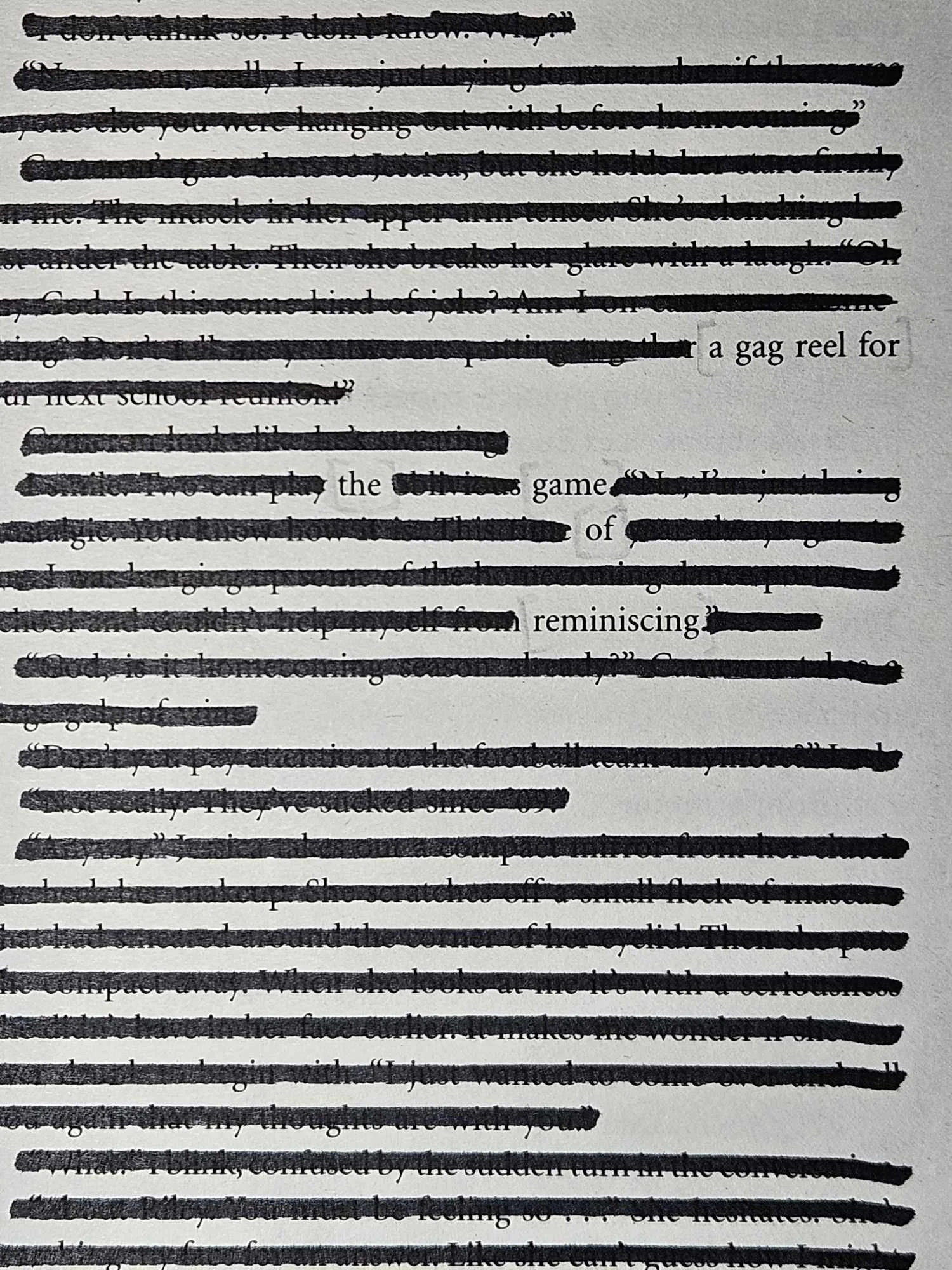  Blackout Poetry in Cornwall, UK 