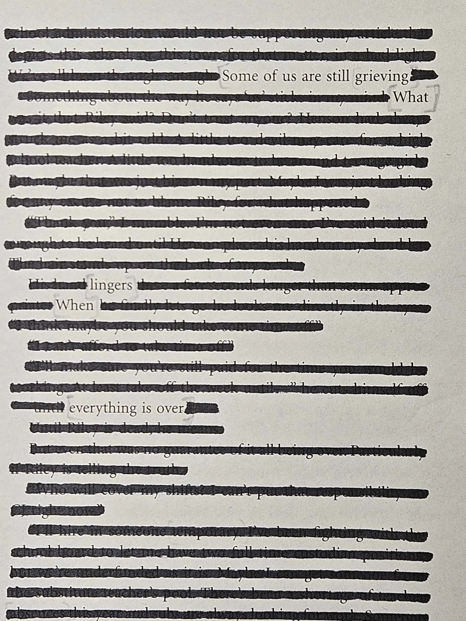  Blackout Poetry in Cornwall, UK 