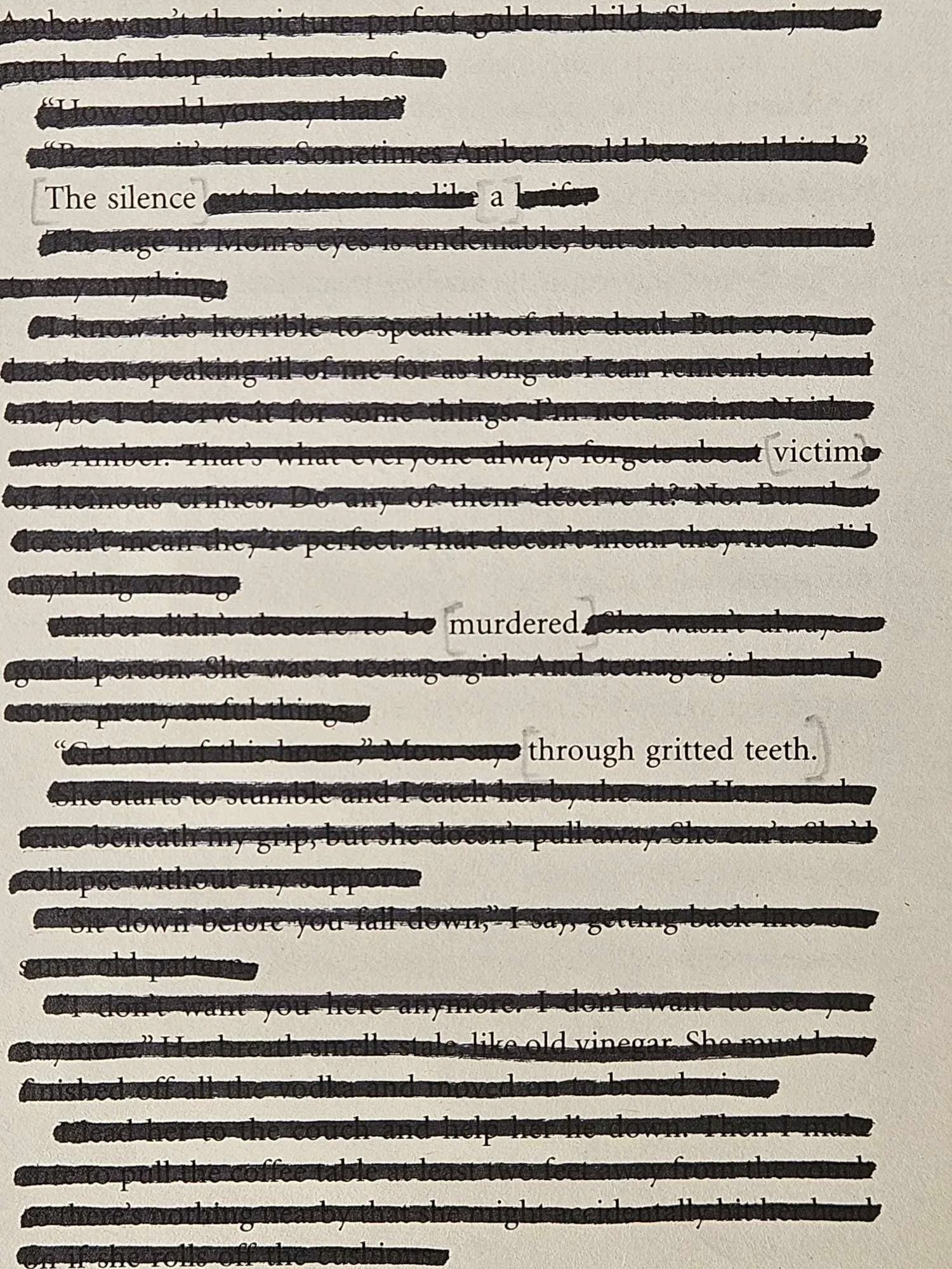  Blackout Poetry in Cornwall, UK 