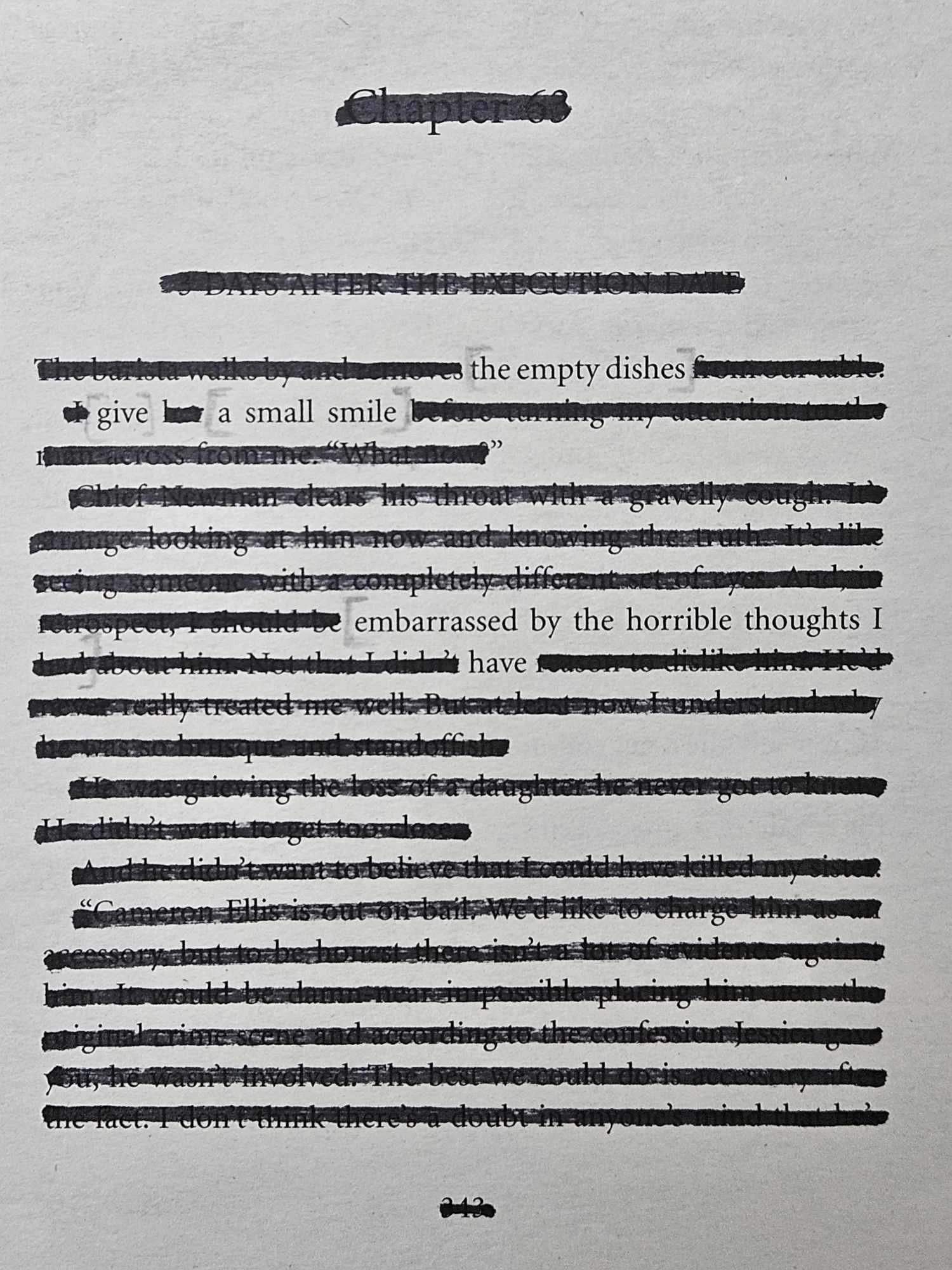  Blackout Poetry in Cornwall, UK 