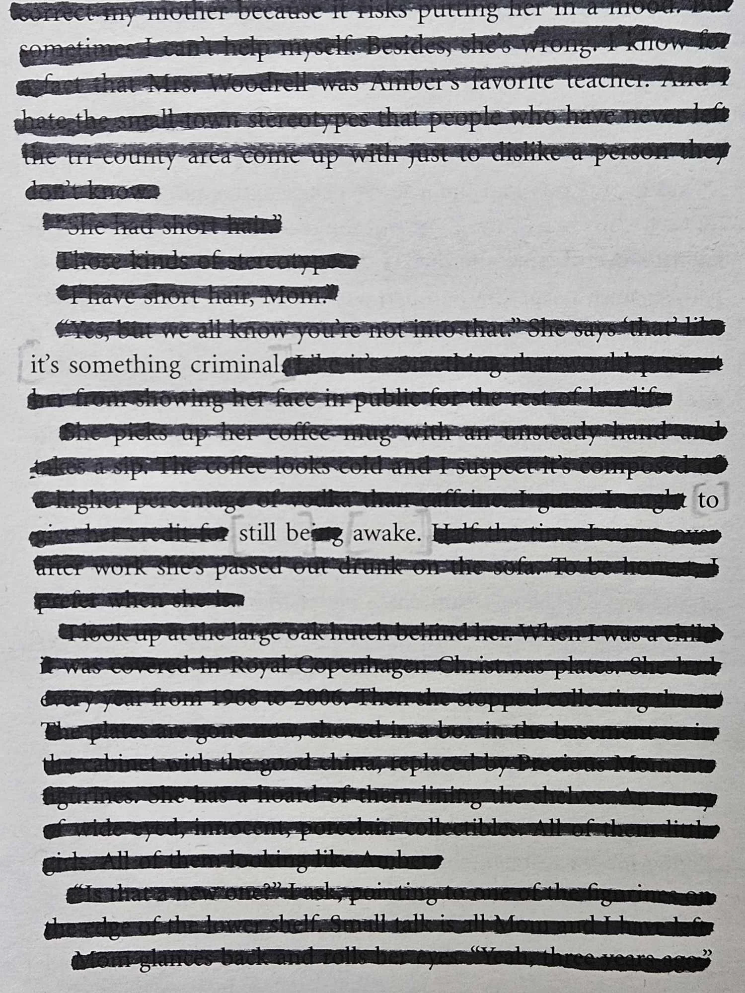  Blackout Poetry in Cornwall, UK 