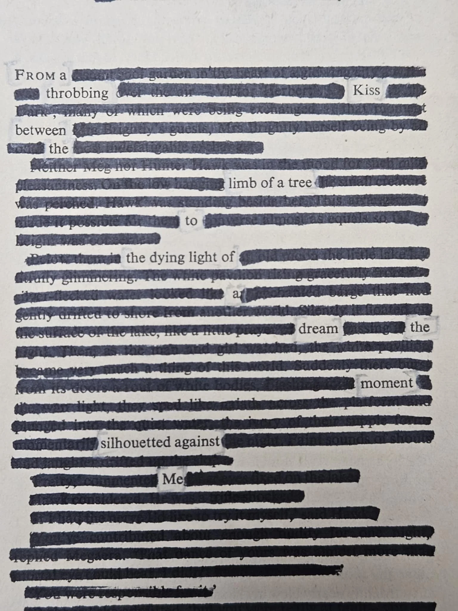  Blackout Poetry in Cornwall, UK 