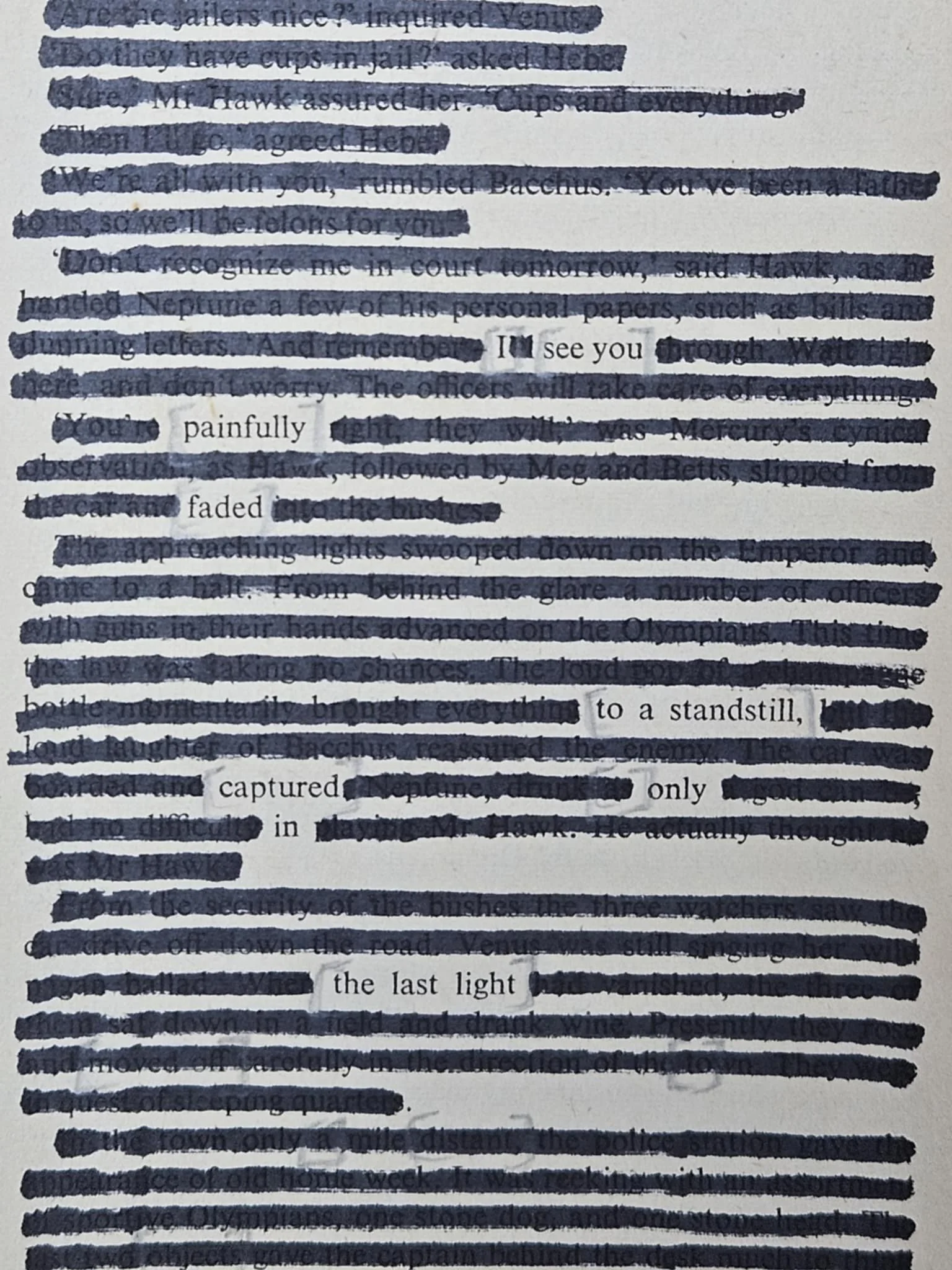  Blackout Poetry in Cornwall, UK 