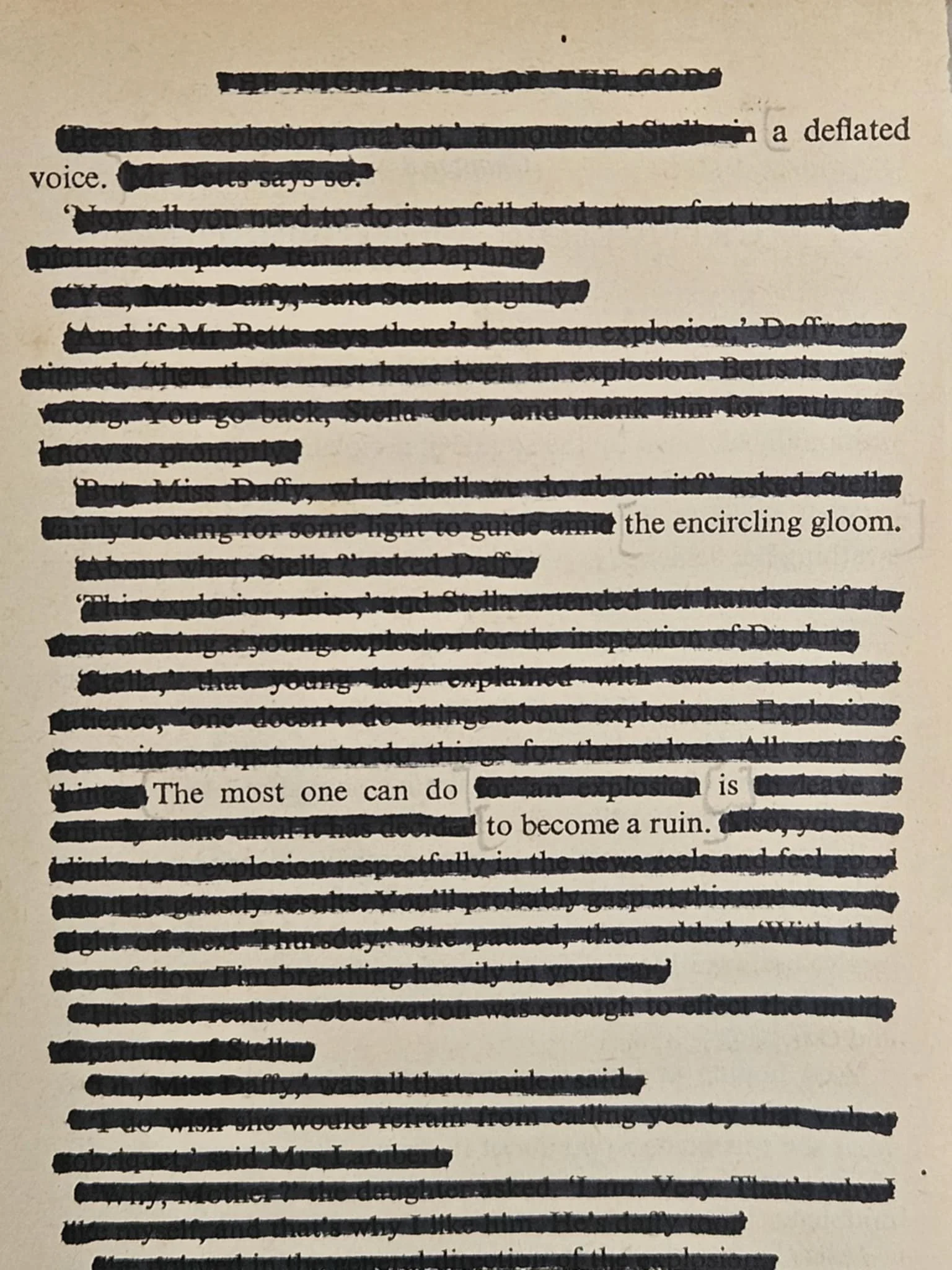  Blackout Poetry in Cornwall, UK 