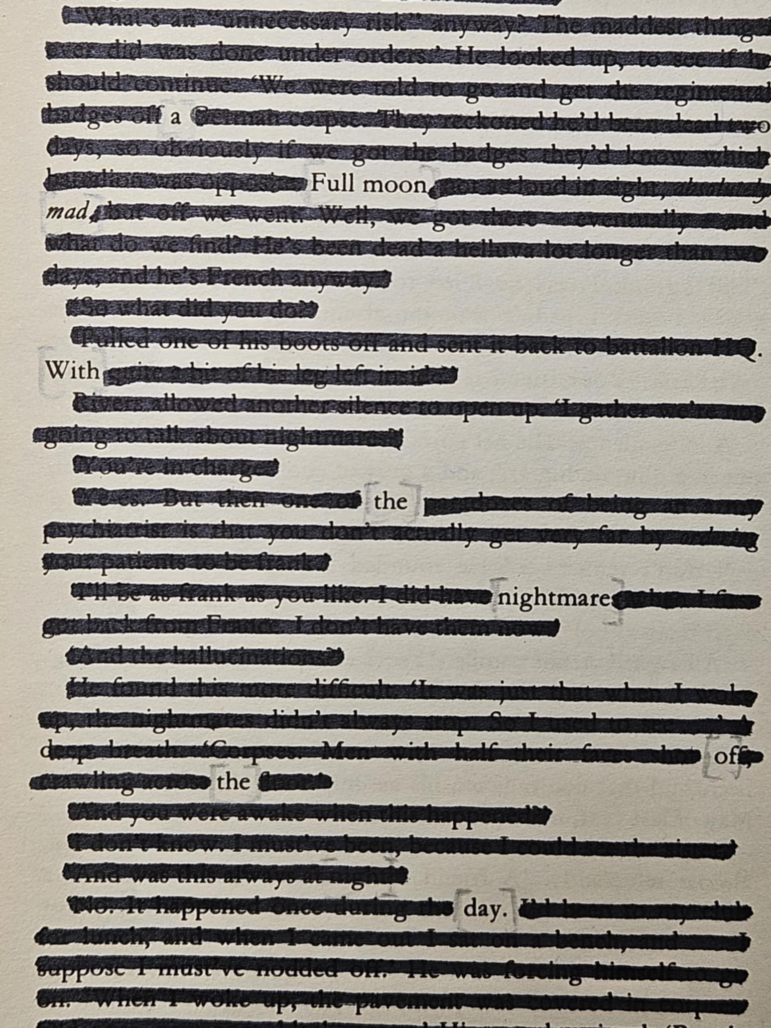  Blackout Poetry in Cornwall, UK 