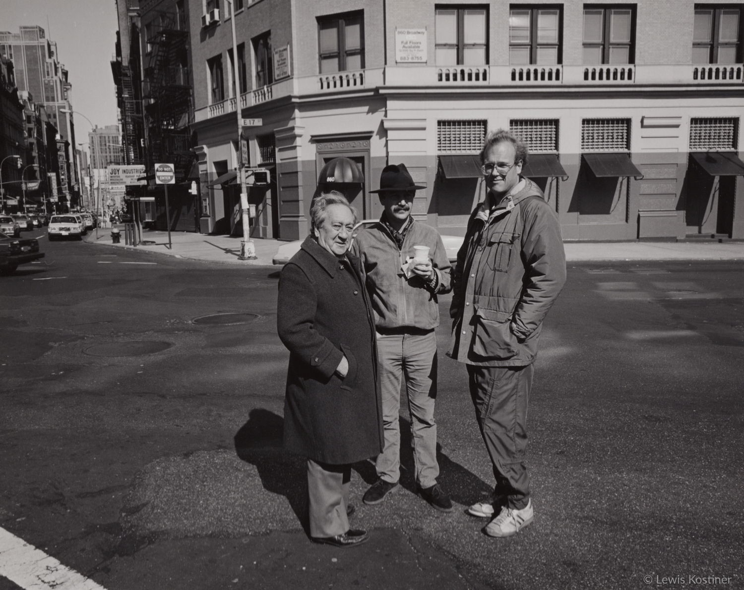 Aaron Siskind, Charlie Traub & Jerry Gordon, NY, 1980's