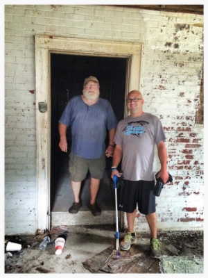 Dad and Justin...definitely crazy! 