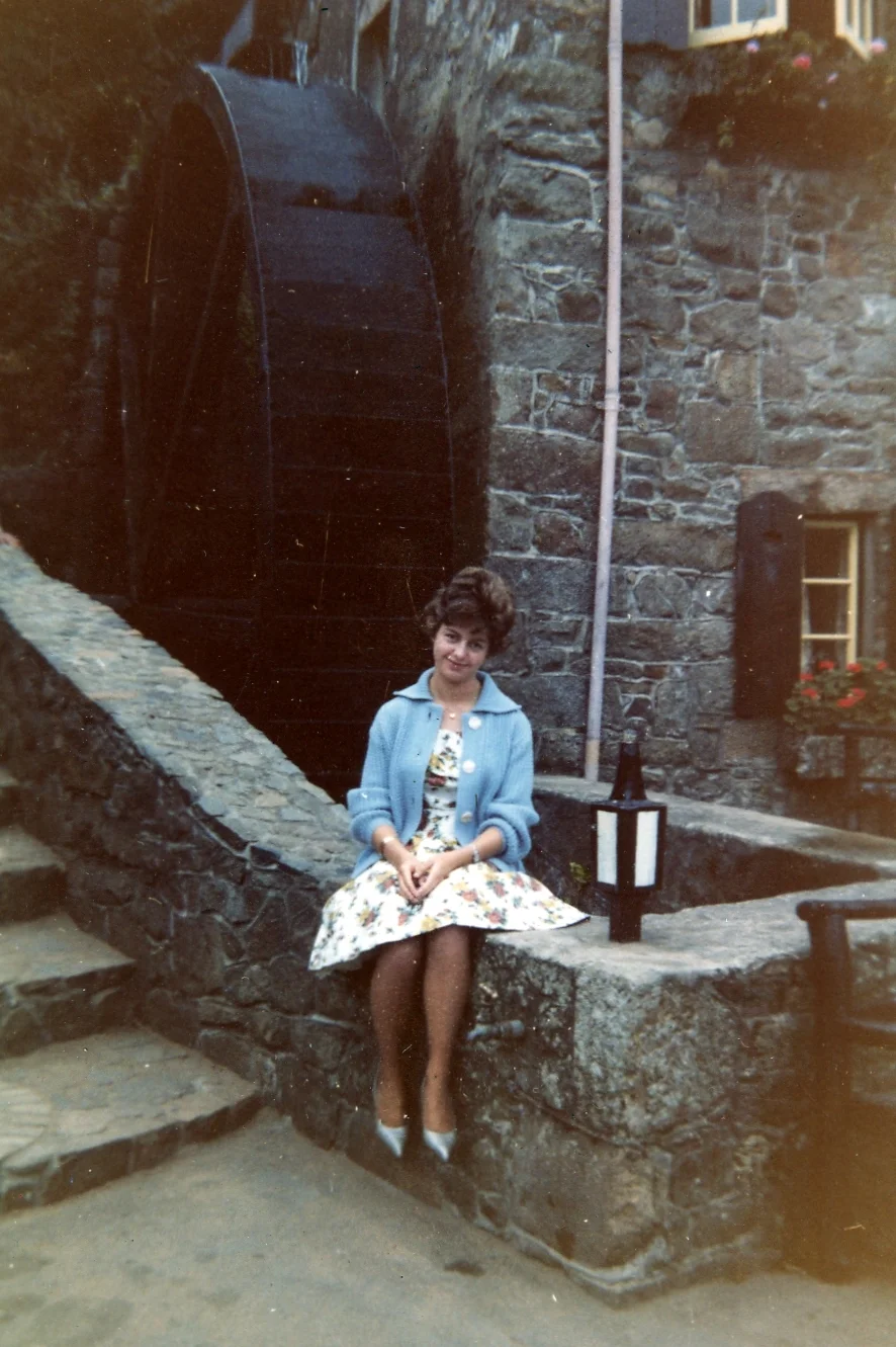 Ann at Moulin de Lecq, 1961