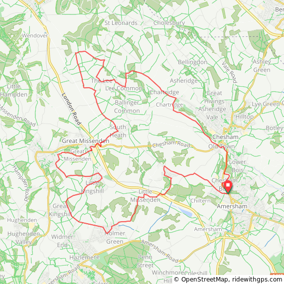 Chiltern Cycleway Map 2025