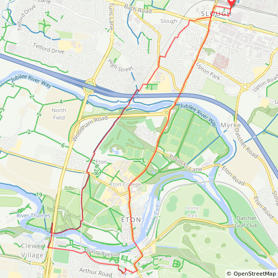 Cycling The Slough to Windsor Railway — Richard Gower