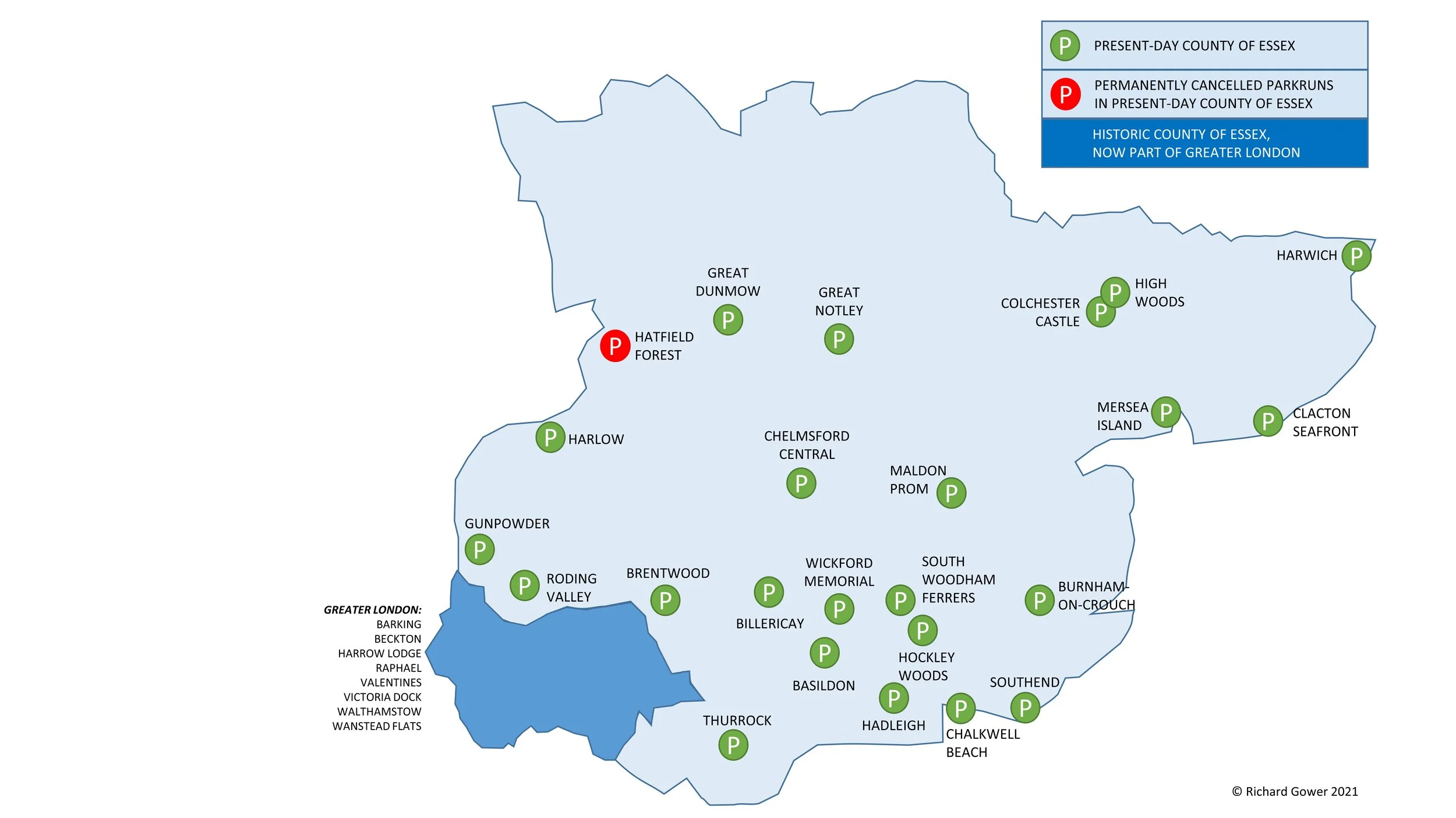 Completing all Essex parkruns — Richard Gower