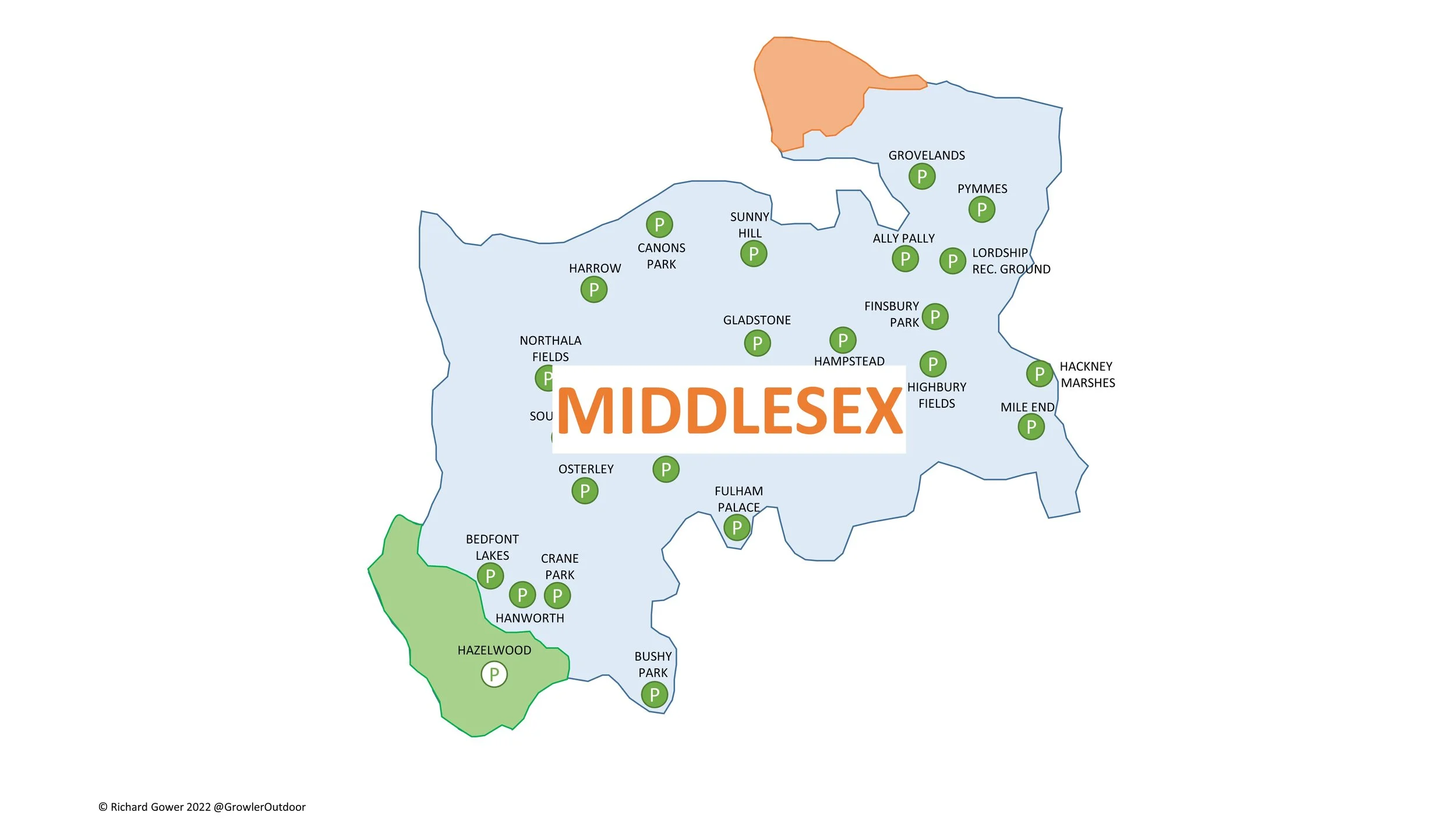 Middlesex parkruns