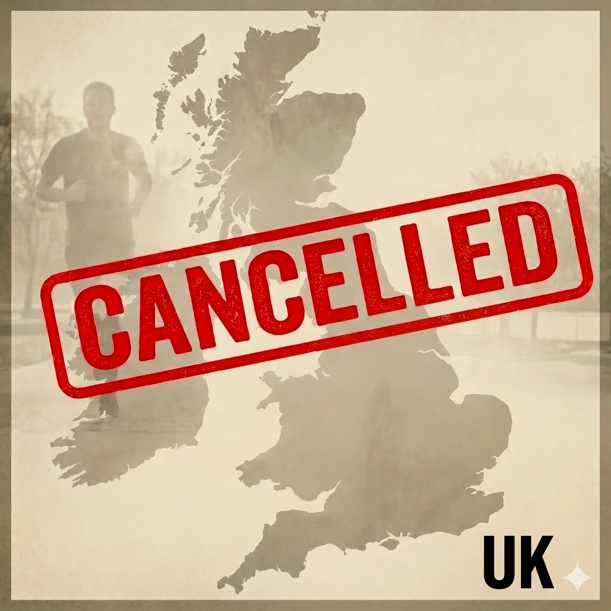 Permanently Cancelled parkruns UK
