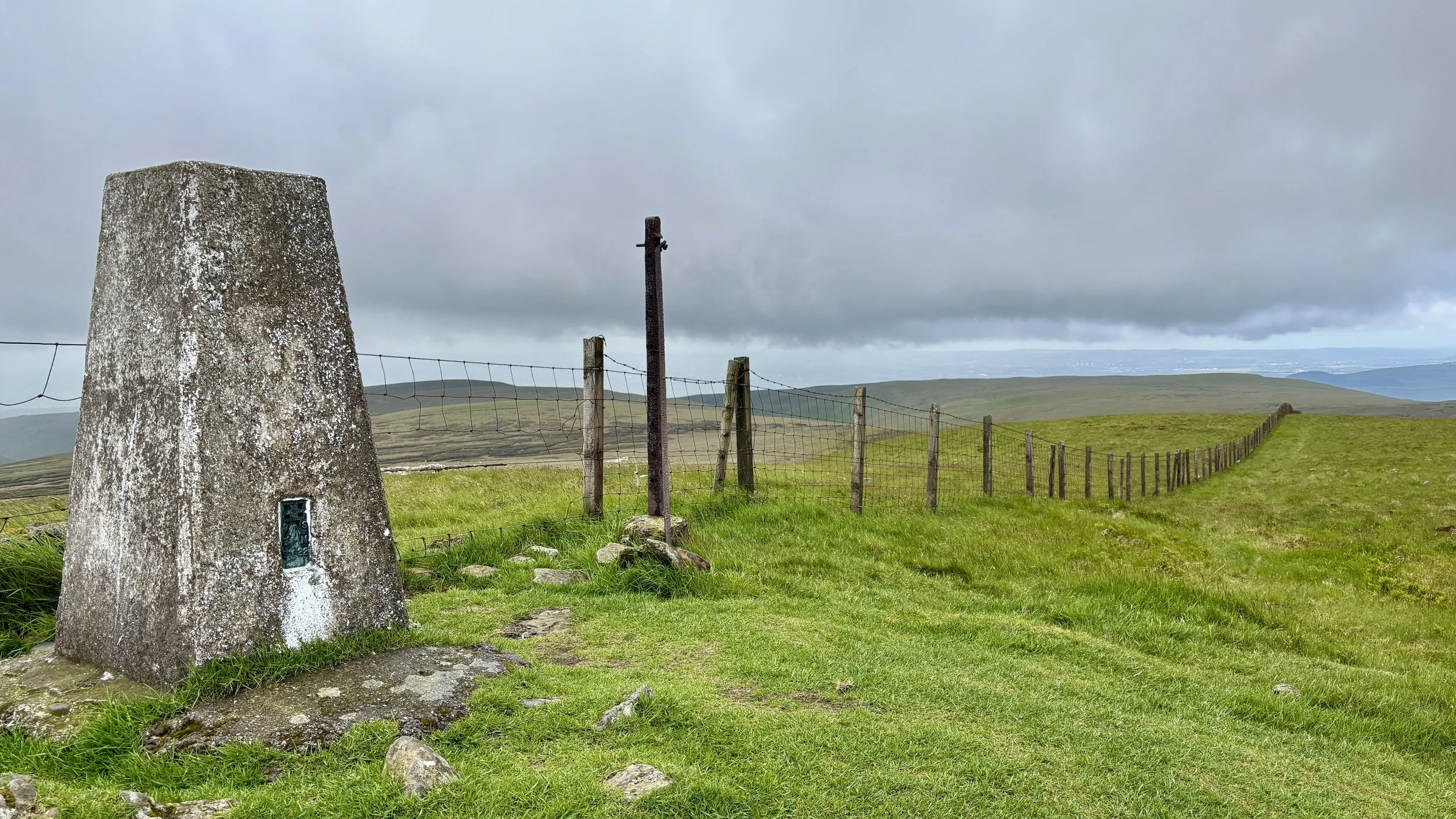 OS Trig Pillar at the top of Earl’s Seat at the border of East Dunbartonshire and Stirling