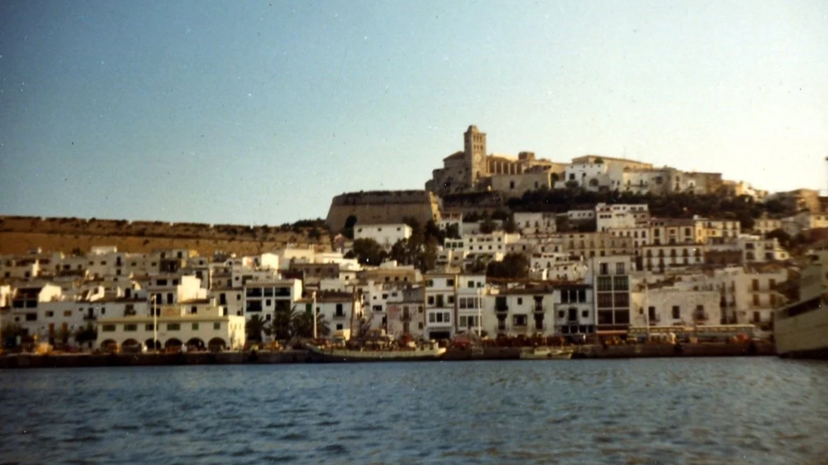 Dalt Villa - Ibiza Old Town 1972 - View from the Harbour