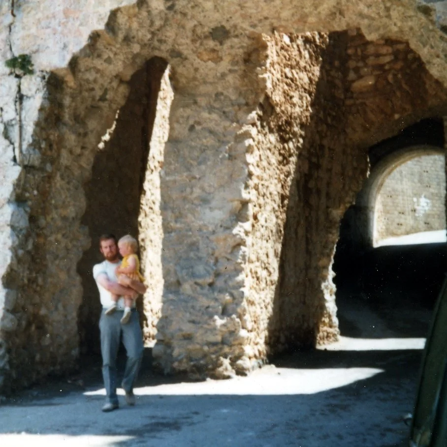 Portal Nou, Dalt Villa, Ibiza Old Town - Dad and Lisa - 1972