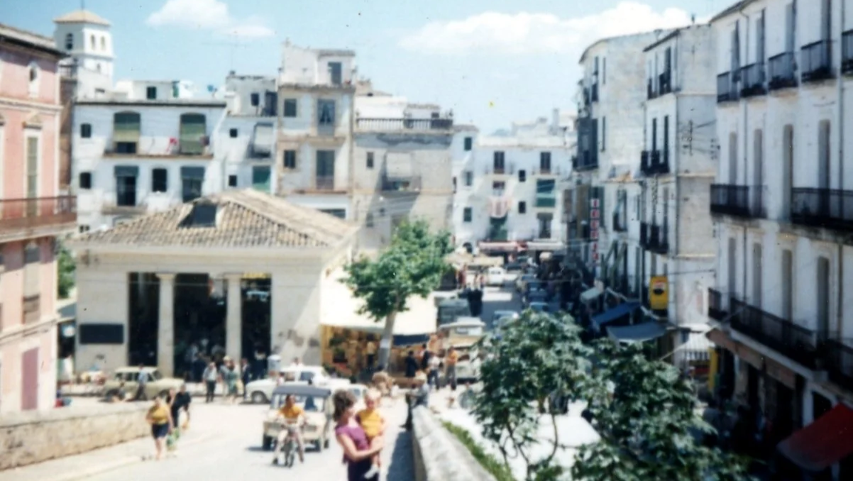 Plaça de la Constitució, Ibiza Old Town, 1972