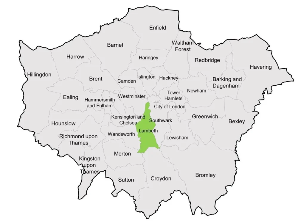 London Borough Of Lambeth Map Westow Hill: Lambeth Borough High Point — Richard Gower