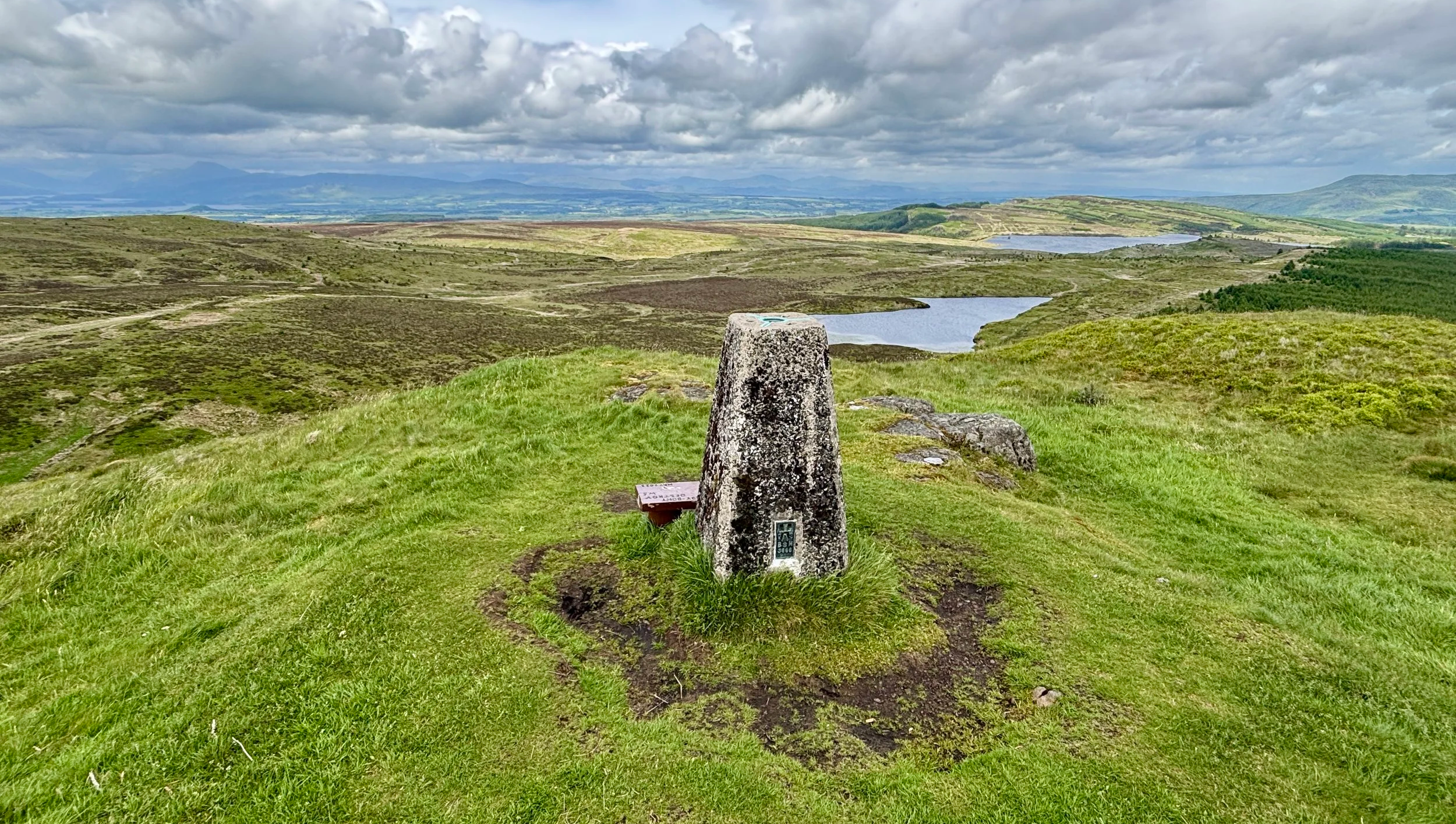 Trig Pillar at the summit of Duncolm