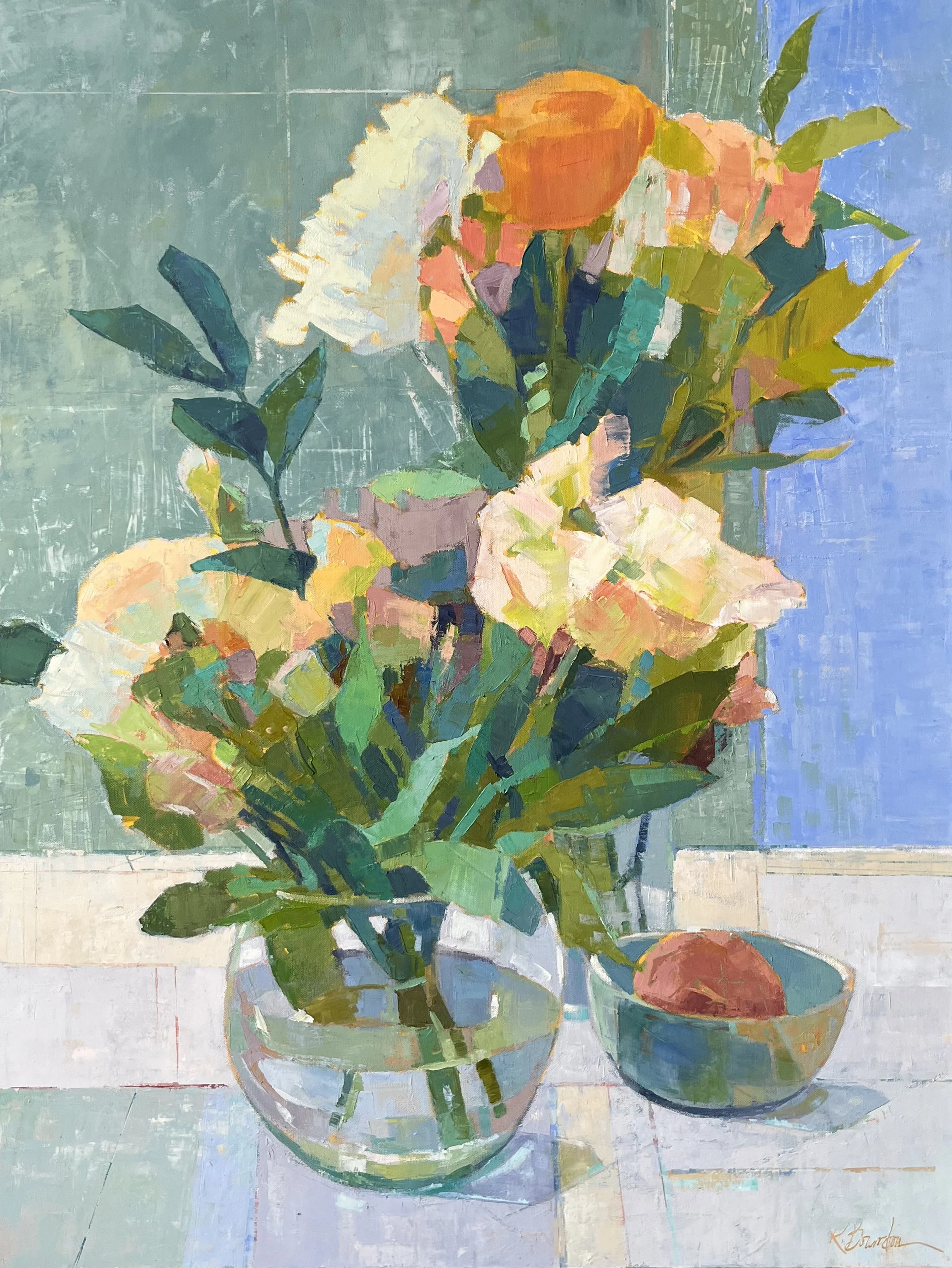 Alstromeria and Rose 