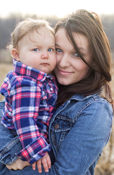  Easy to see where she gets them from!