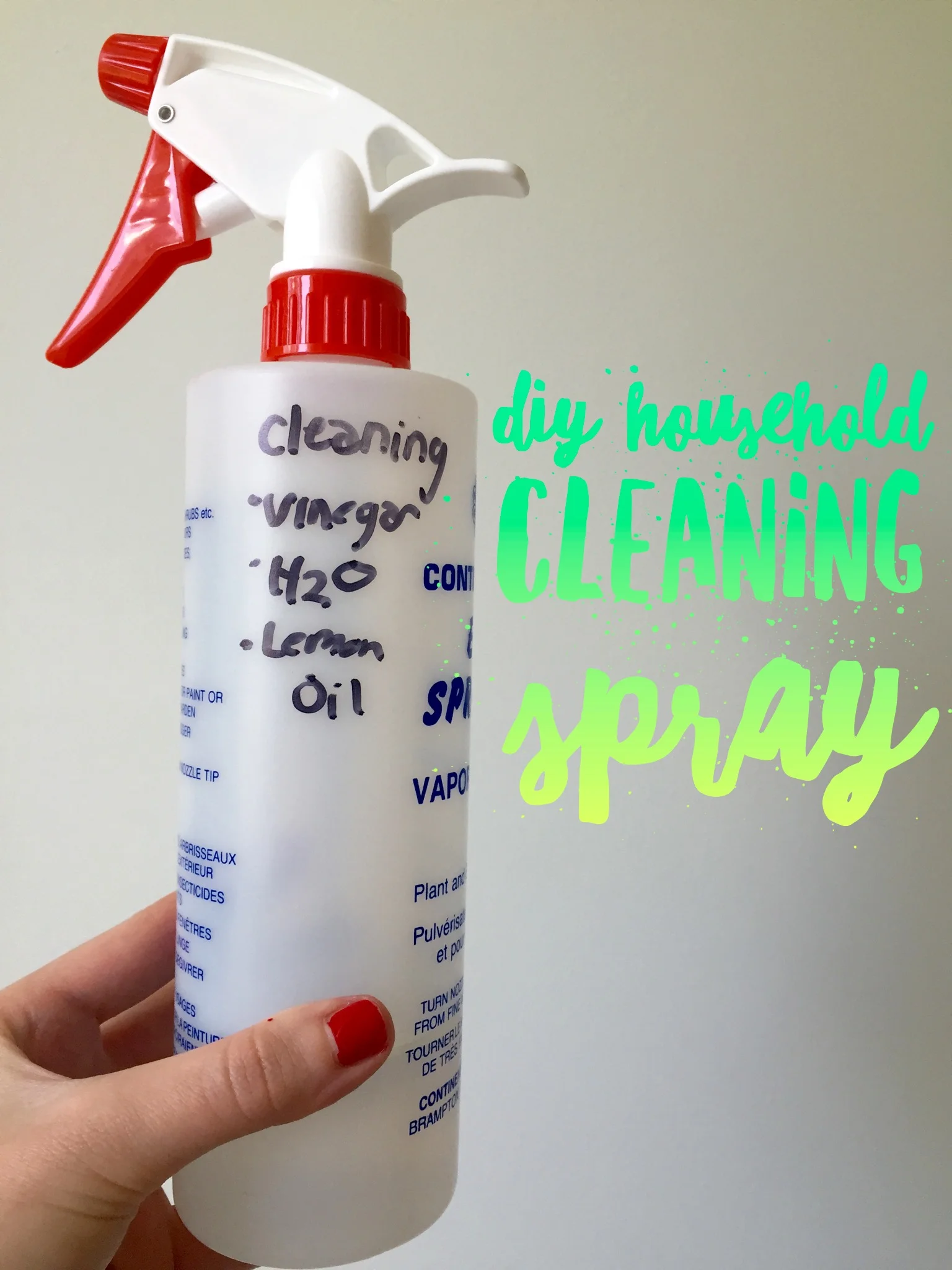 The Glowing Ginger: DIY Household Cleaning Spray + Update