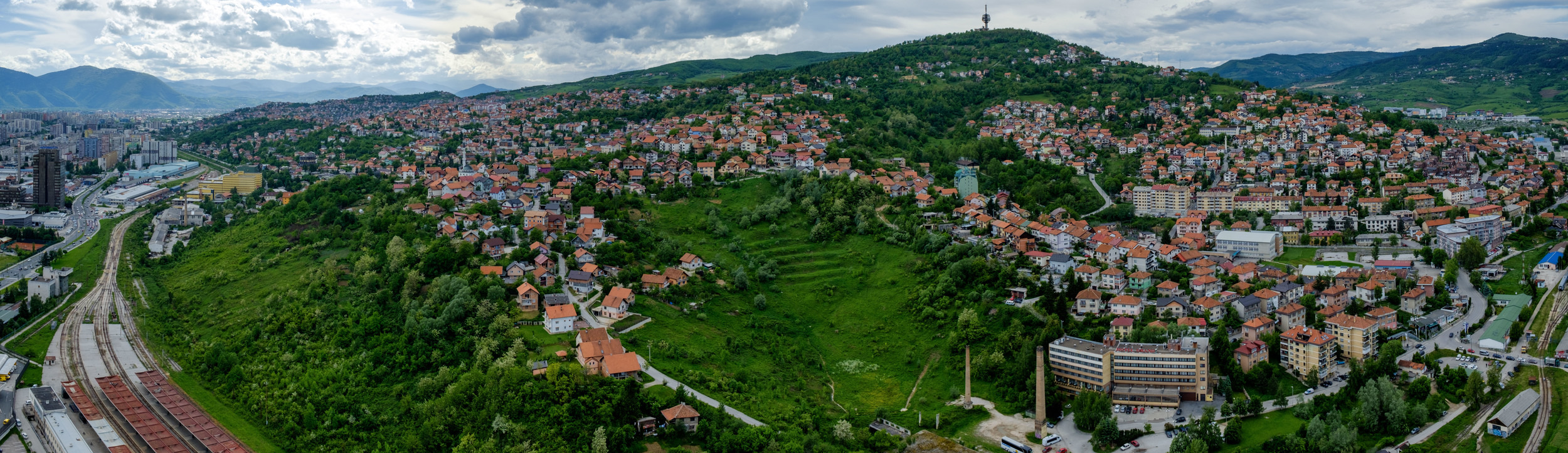 Les collines de Sarajevo.