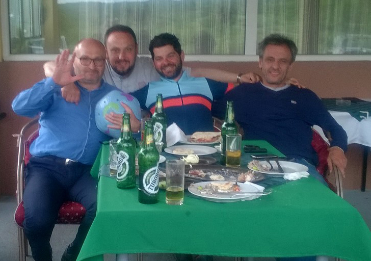 Miško, Goran et Dragan.