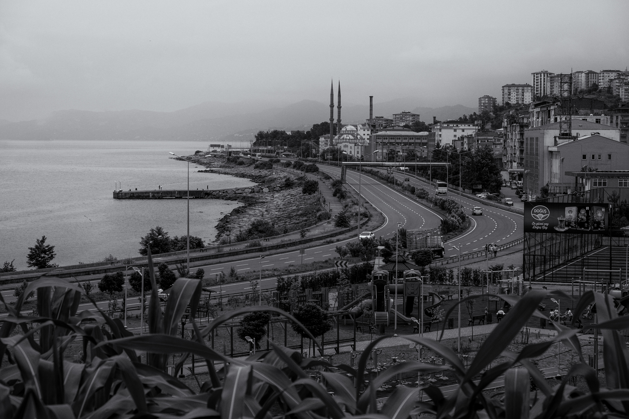 La route de la mer Noire.