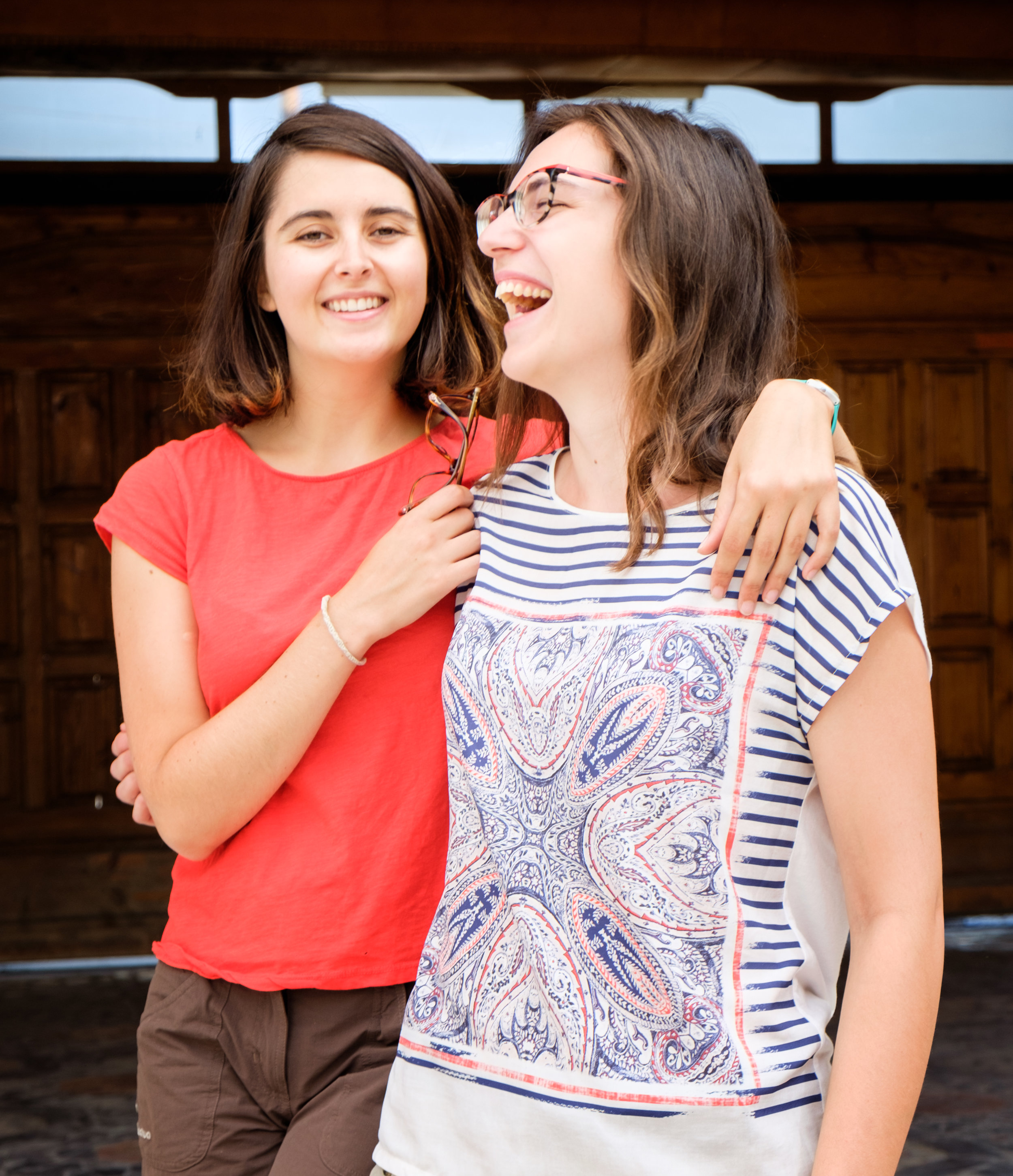 Les sympathiques Françaises Margot et Anne.