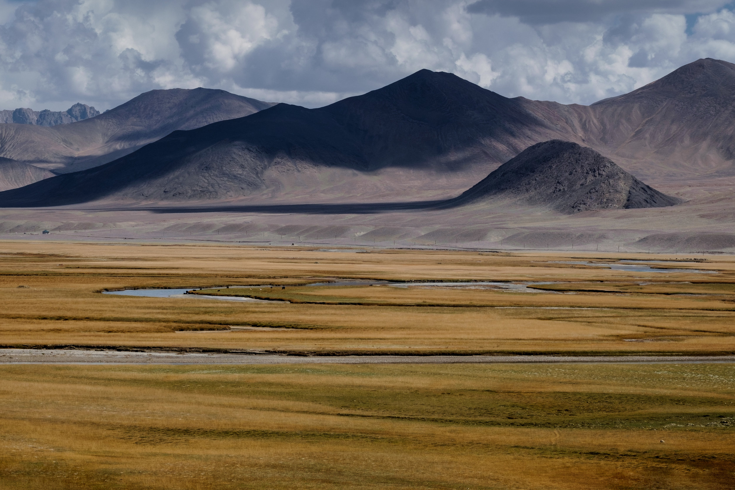 Le paysage juste avant Murghab.
