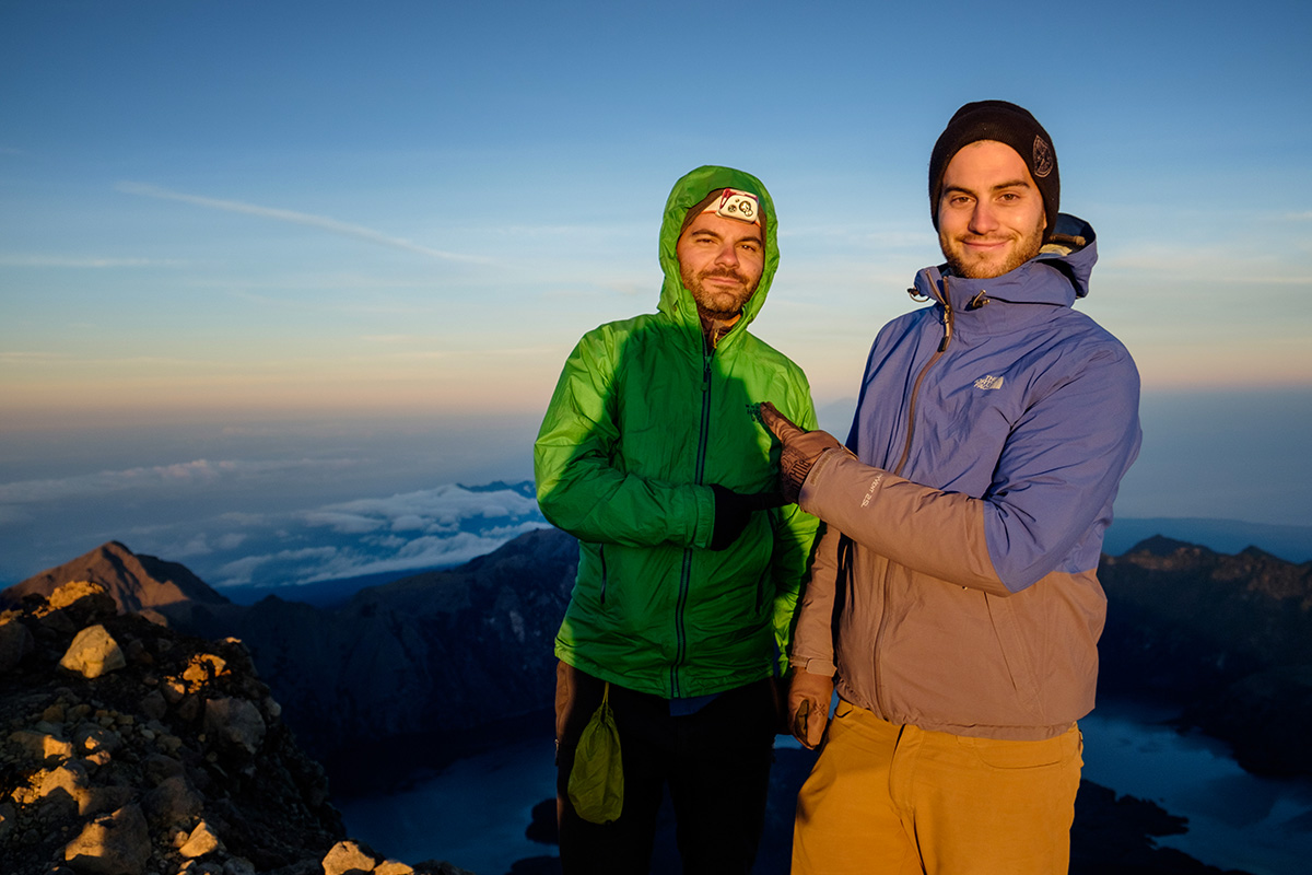 « C'est lui le meilleur. », au sommet à 3726 mètres d'altitude.