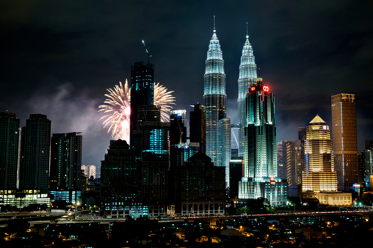 31 décembre à Kuala Lumpur, en direct de mon (ex) appartement.