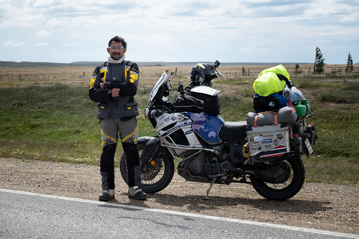 Jack, le Thaïlandais à moto autour du monde.