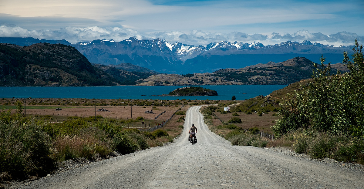 Sur la photogénique Carretera australe, un peu au nord de Puerto Rio Tranquilo.