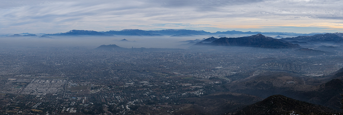 Smog permanent sur la ville.