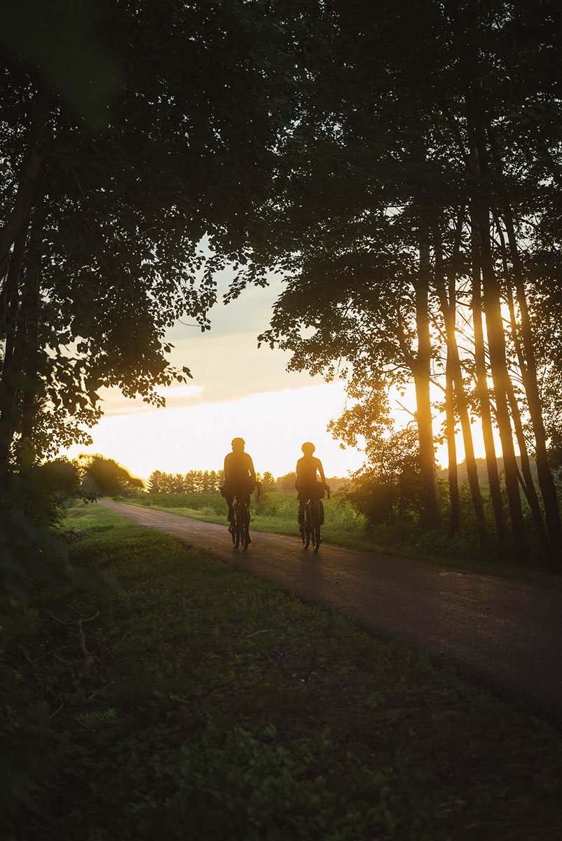 On the Route des Champs bike path, near Saint-Paul-d'Abbotsford.