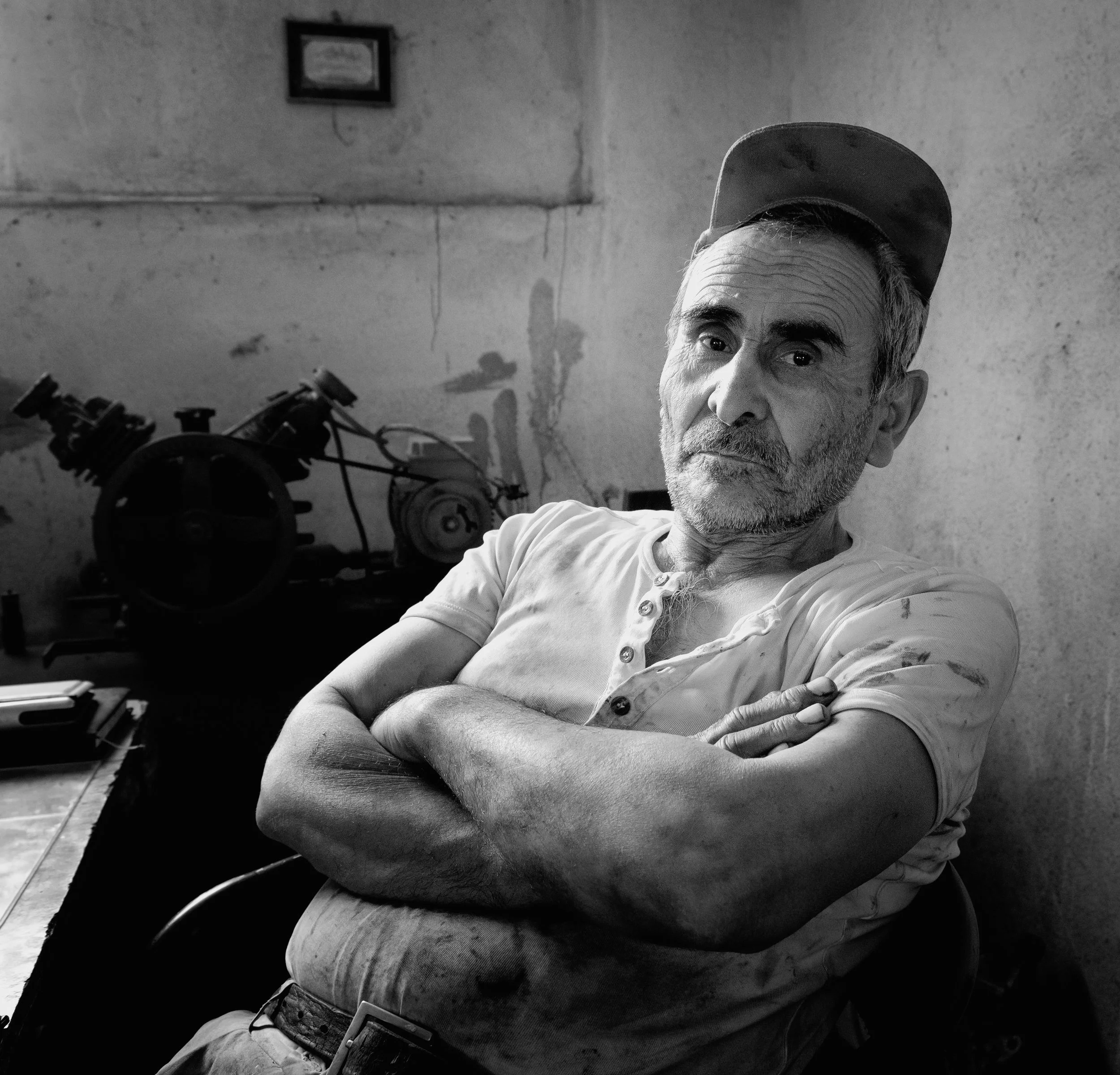 Portrait de Haci, rencontré à Sorgun, en Turquie