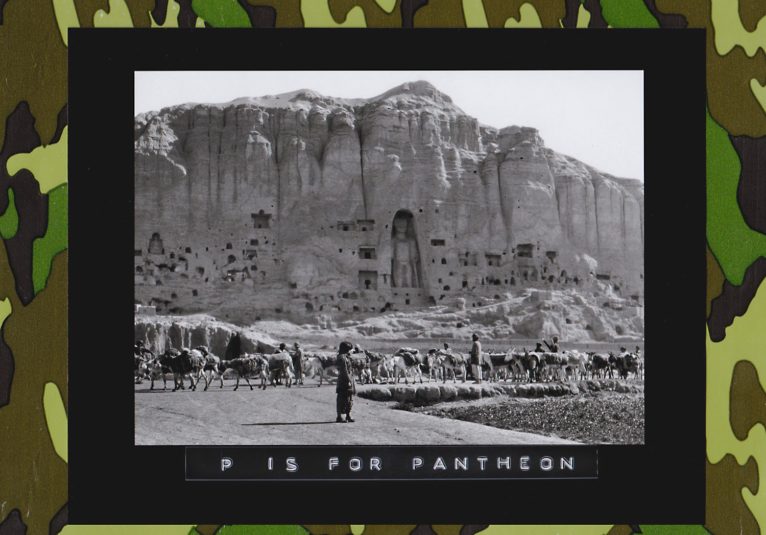 One of the giant Buddha statues in Bamiyan, Afghanistan. 1931. (Photo by Maynard Owen Williams who worked for National Geographic)