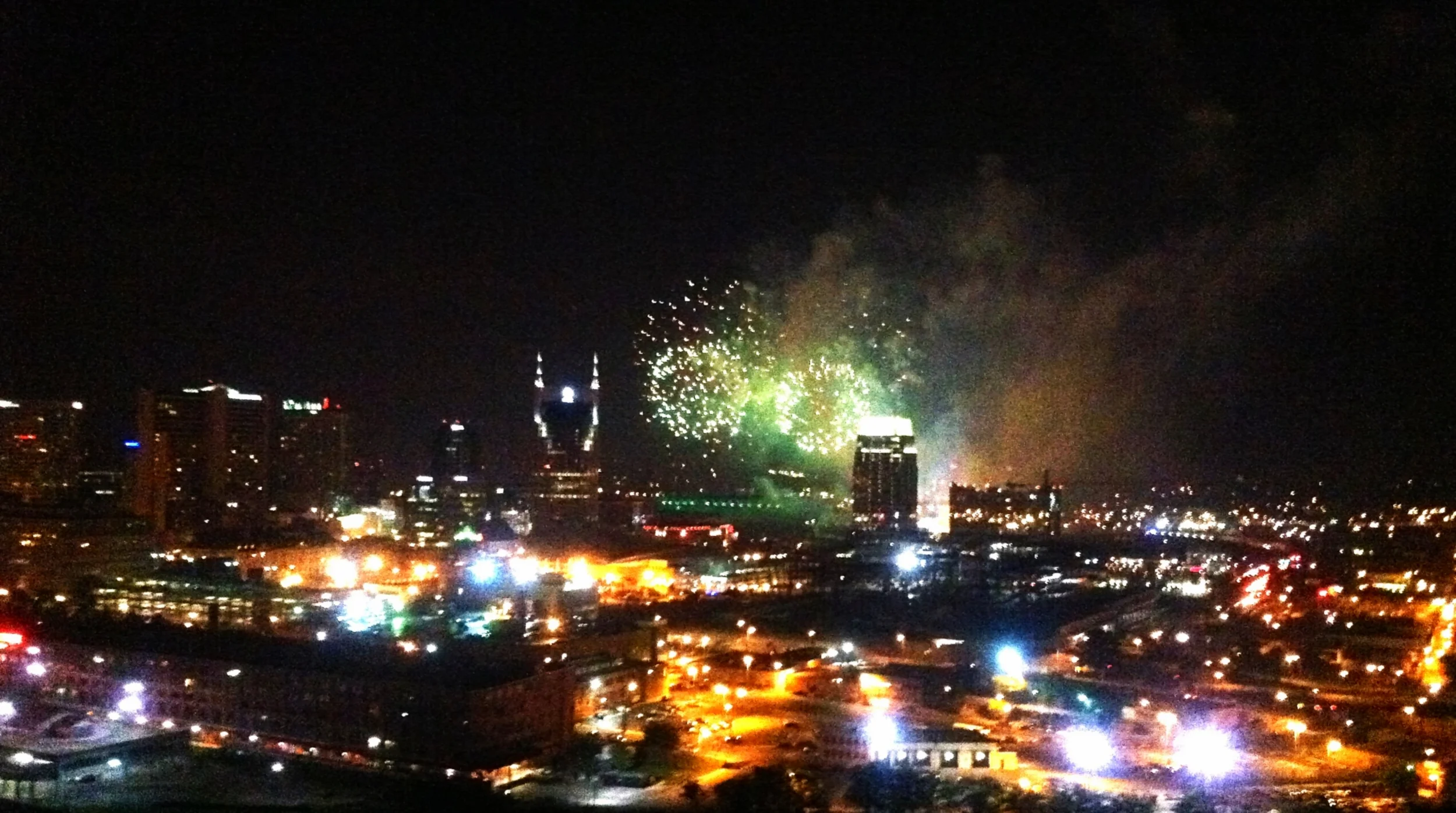 HighNoteGiftsNashvilleSkylineFireworks4thofJuly