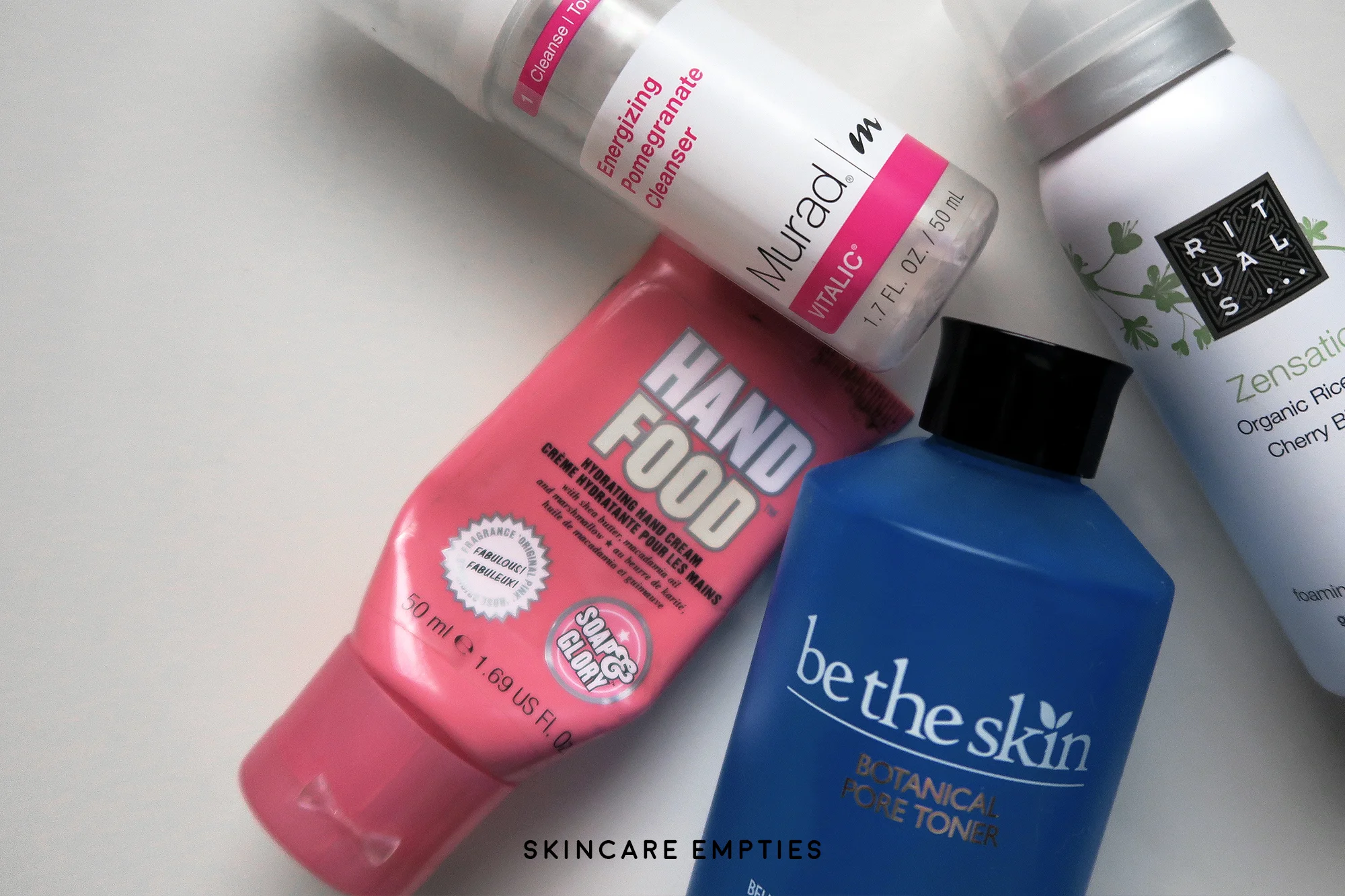 Skincare Empties
