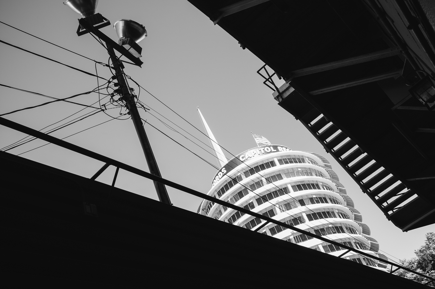 Iconic Capitol Records building.