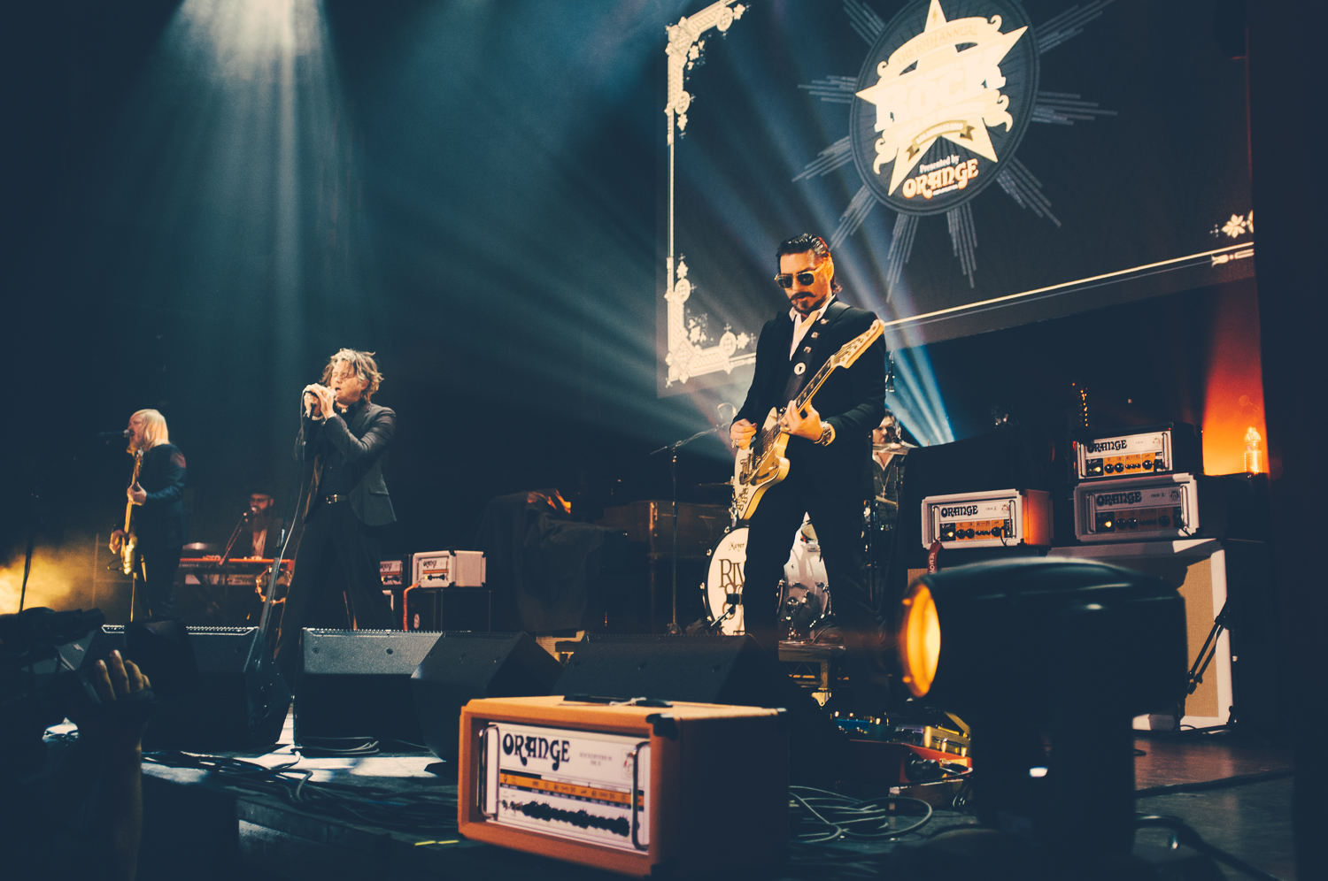 Rival Sons play the half-time show.