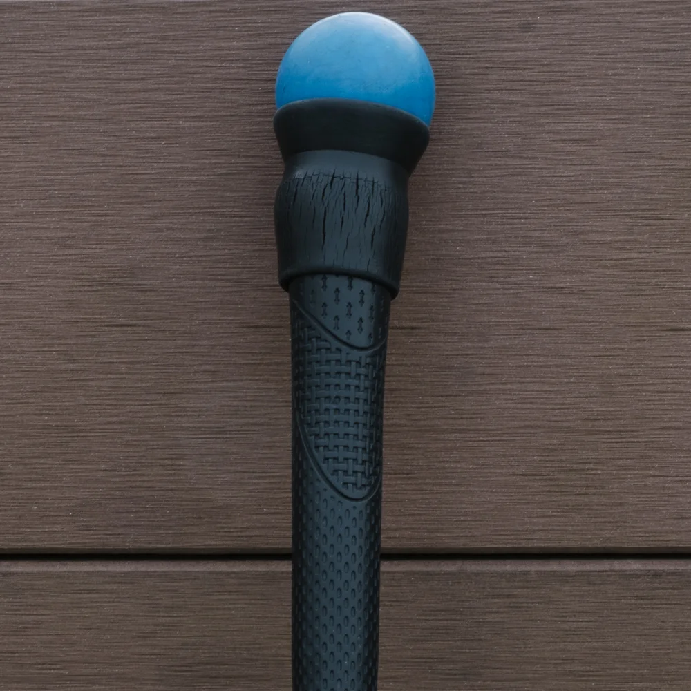 Suction cup to aid picking up the ball
