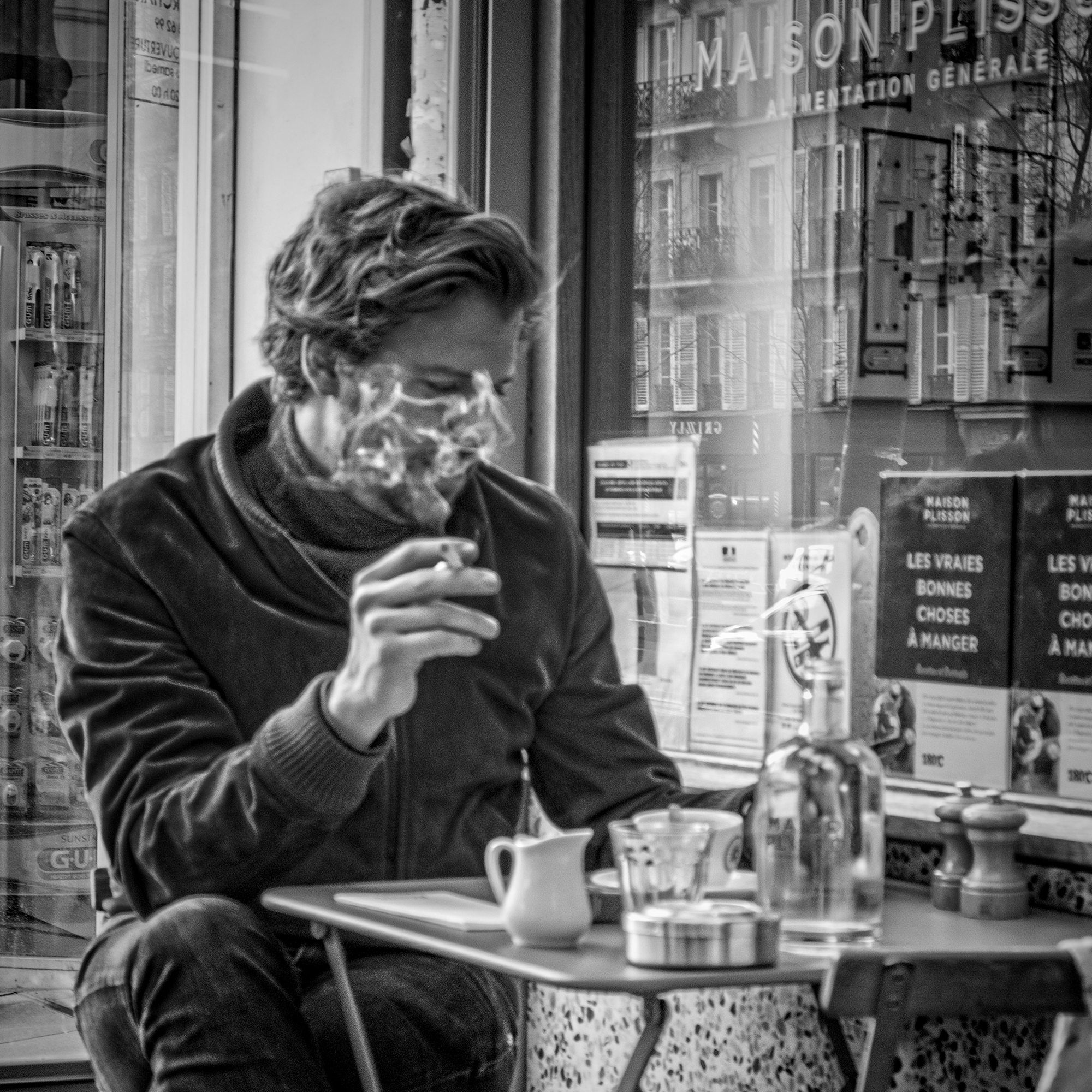 Cigarettes & Coffee in Le Marais