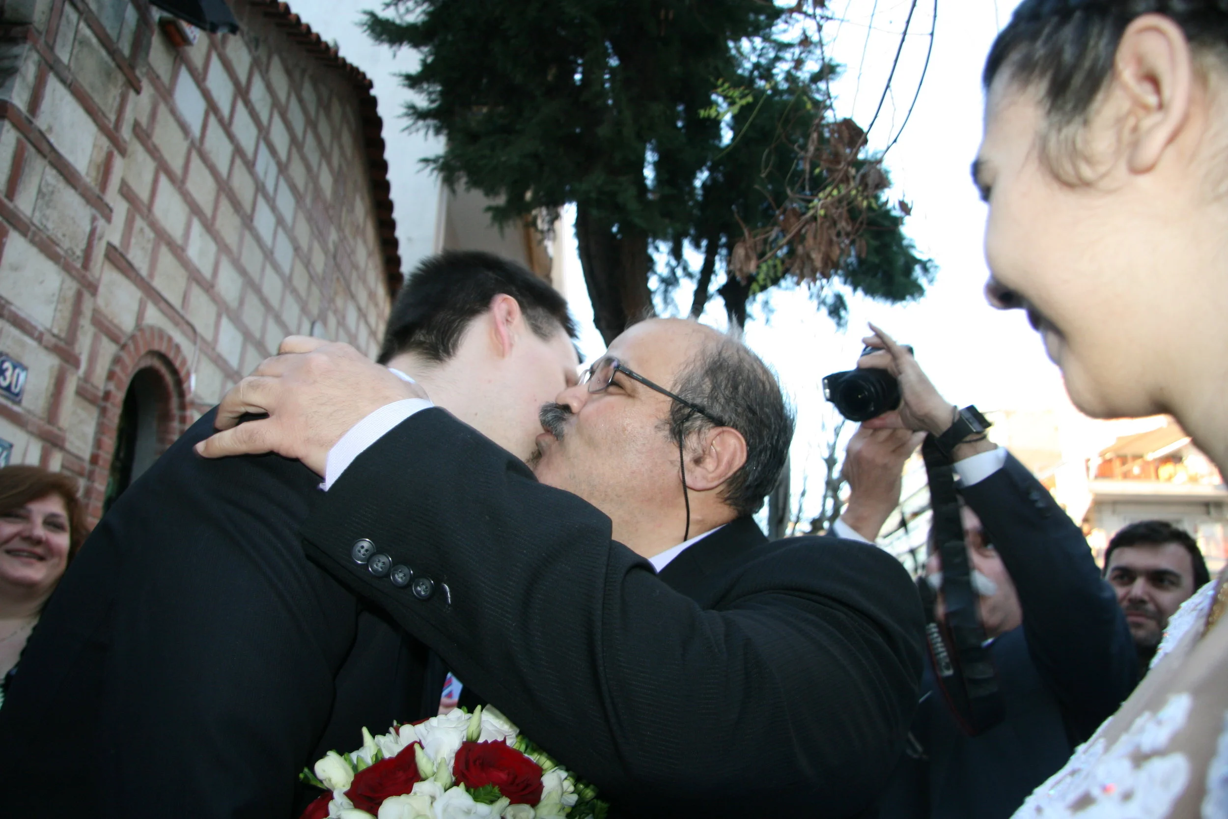 Father greets John