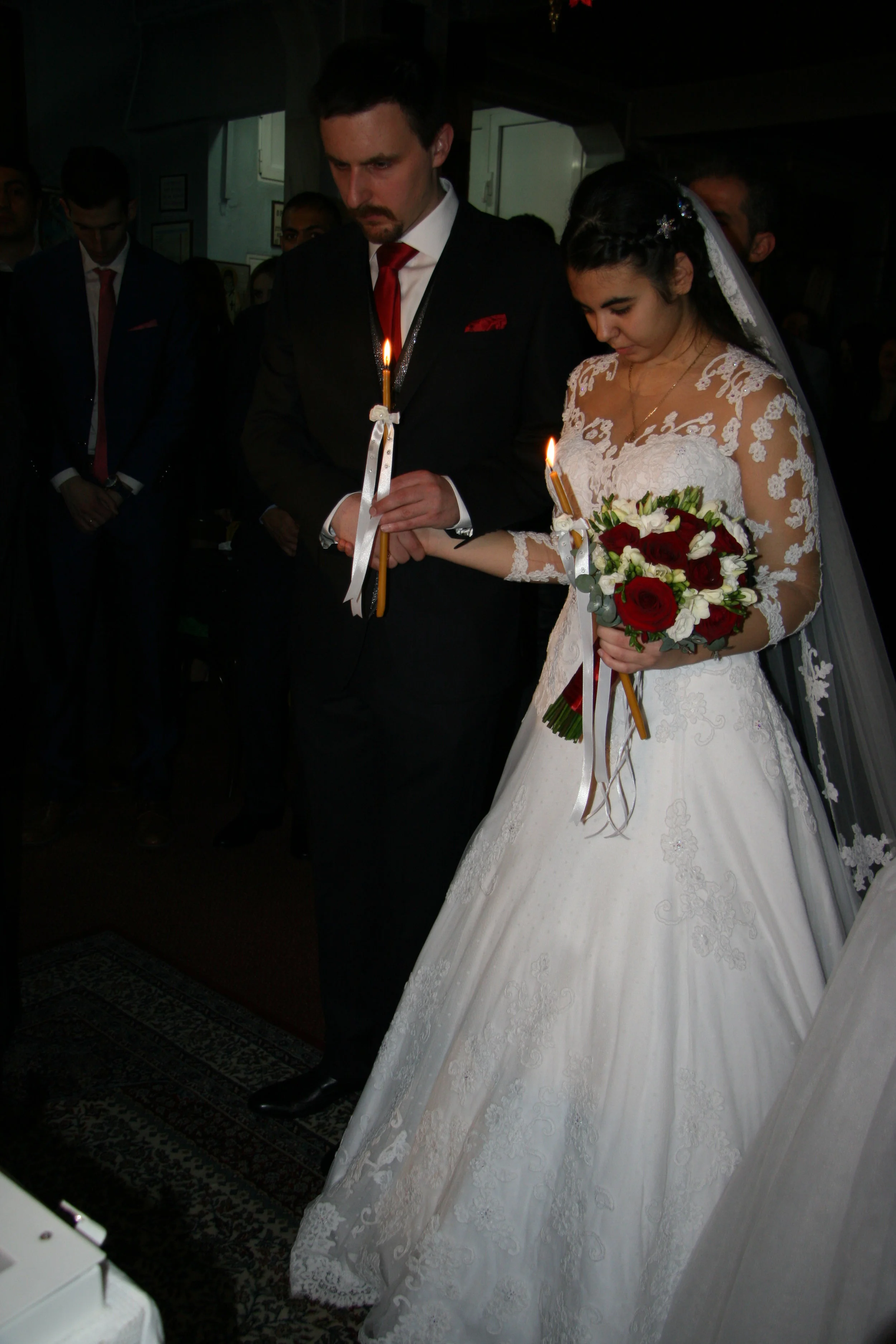 The bride & groom